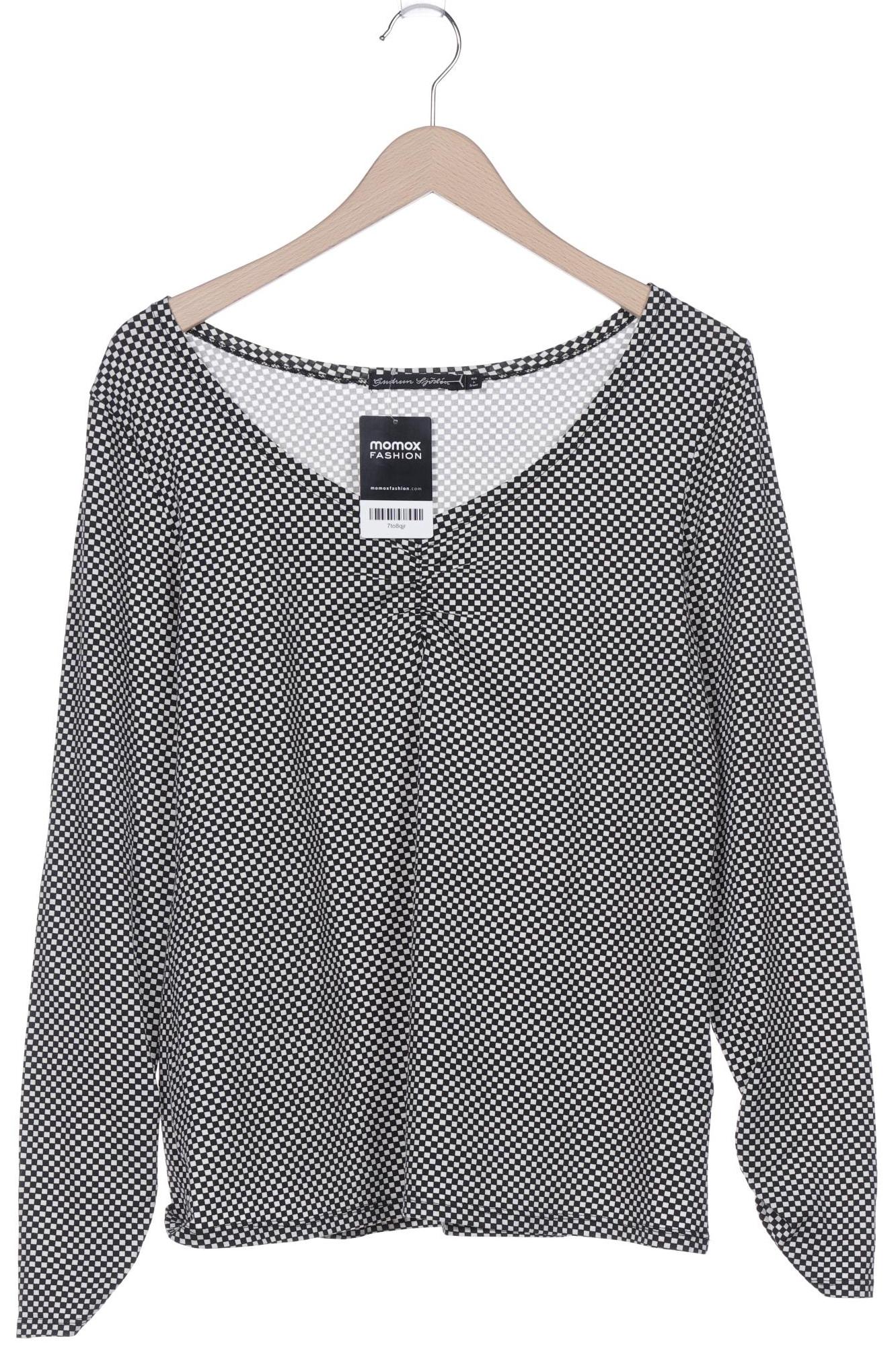 

Gudrun Sjödén Damen Langarmshirt, schwarz, Gr. 42