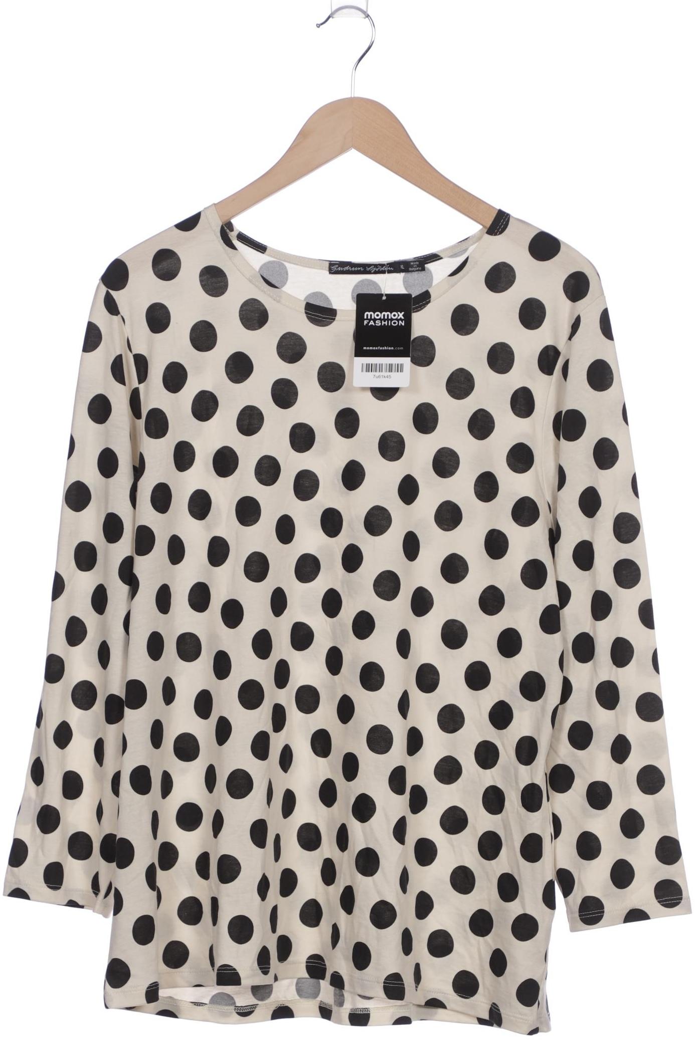 

Gudrun Sjödén Damen Langarmshirt, beige, Gr. 44