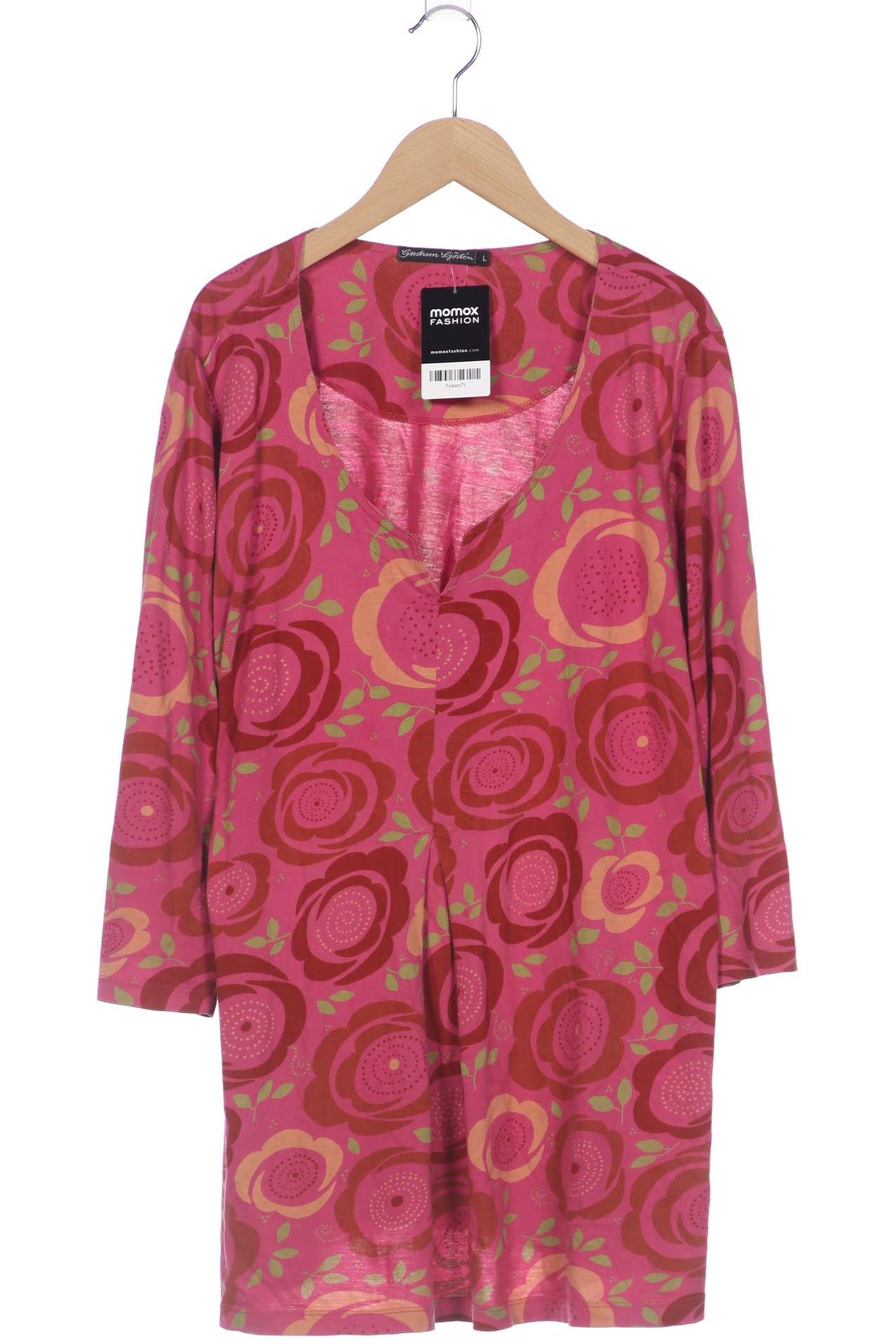 

Gudrun Sjödén Damen Langarmshirt, pink, Gr. 42