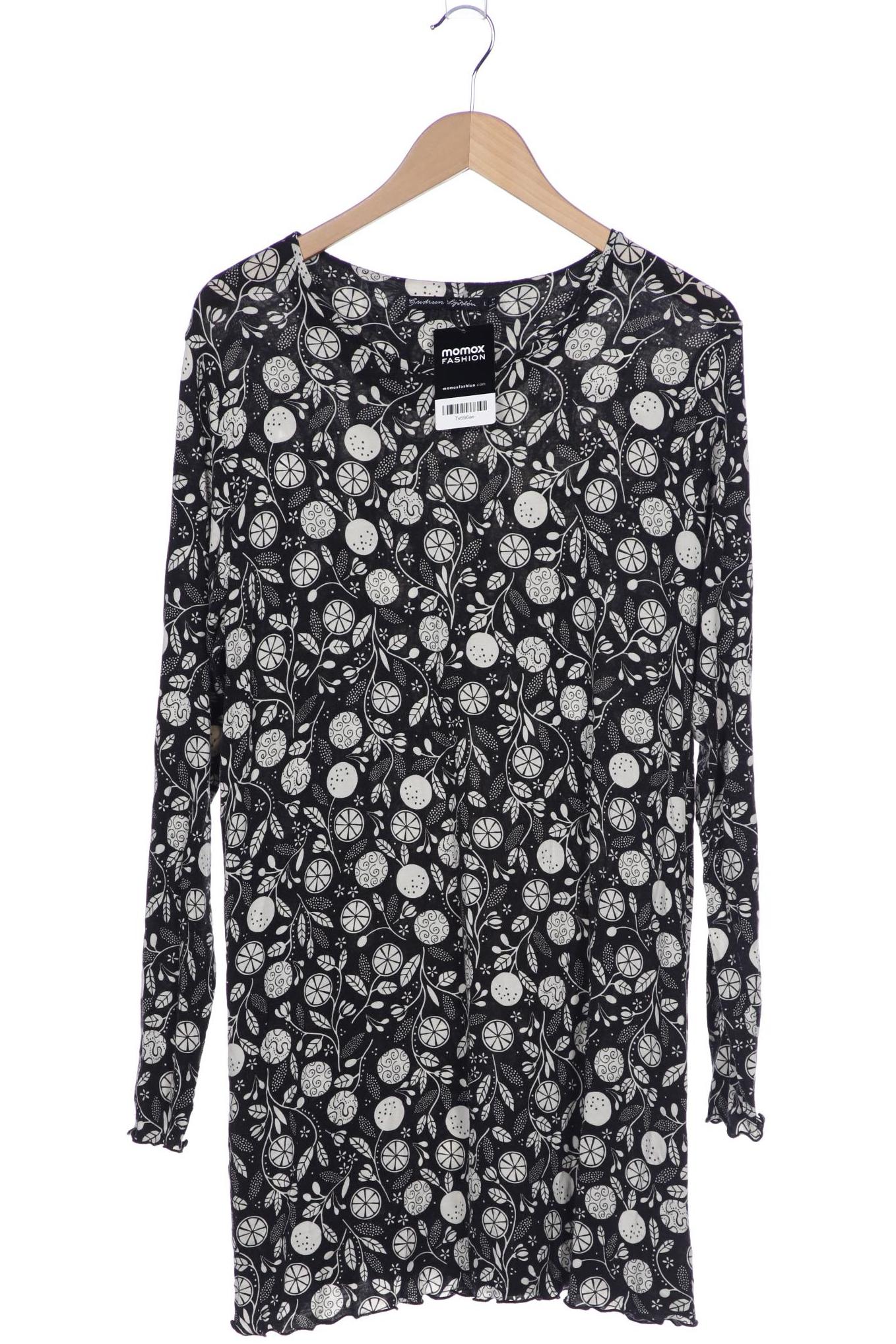 

Gudrun Sjödén Damen Langarmshirt, schwarz, Gr. 42