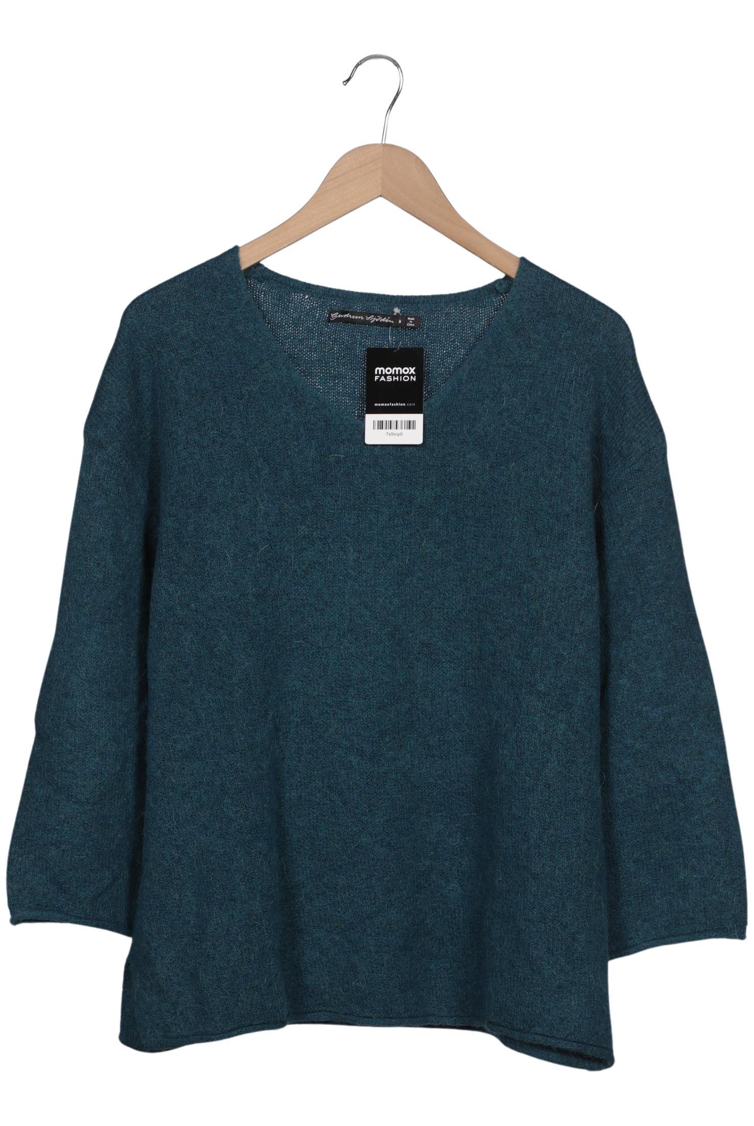 

Gudrun Sjödén Damen Pullover, türkis, Gr. 38