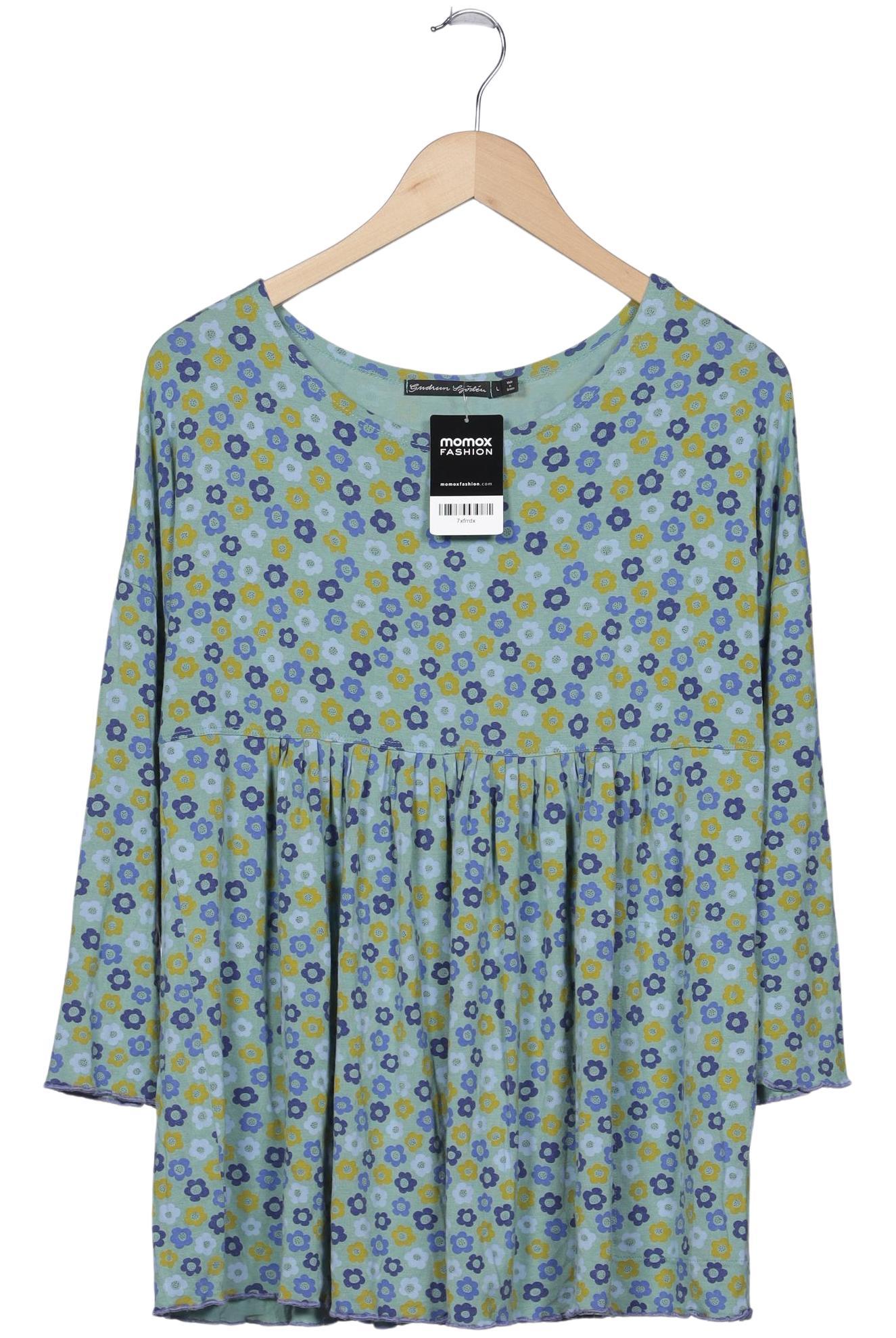 

Gudrun Sjödén Damen Langarmshirt, grün, Gr. 42