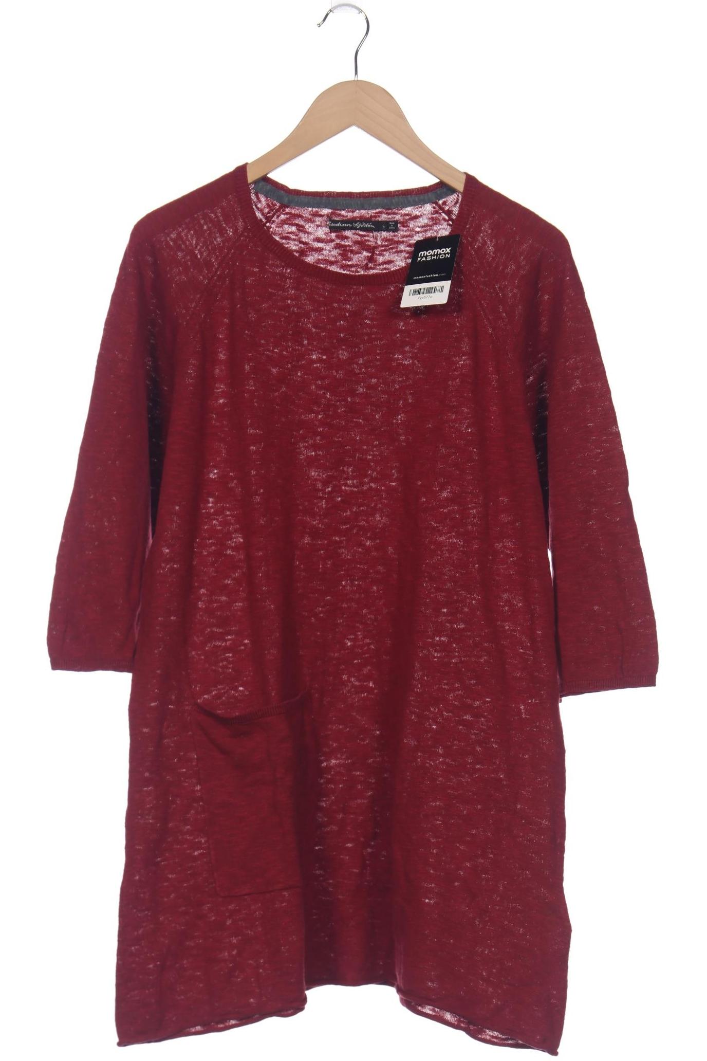 

Gudrun Sjödén Damen Langarmshirt, bordeaux, Gr. 42