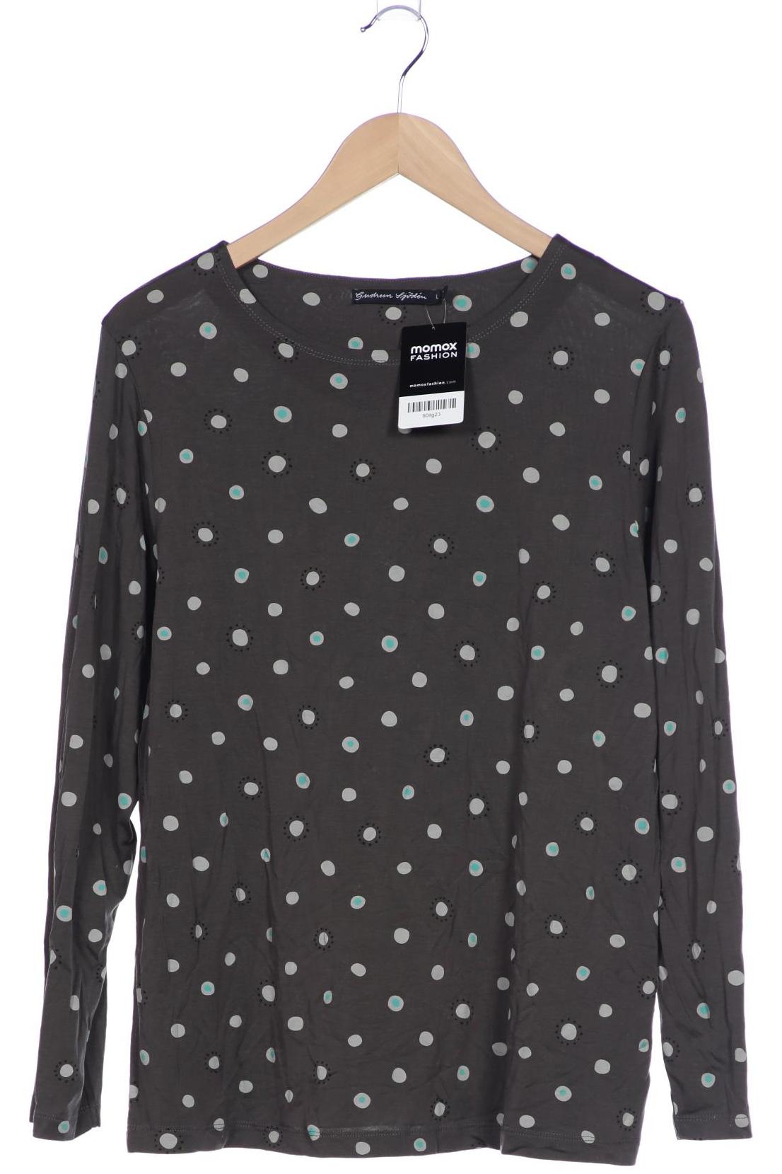 

Gudrun Sjödén Damen Langarmshirt, grau, Gr. 42