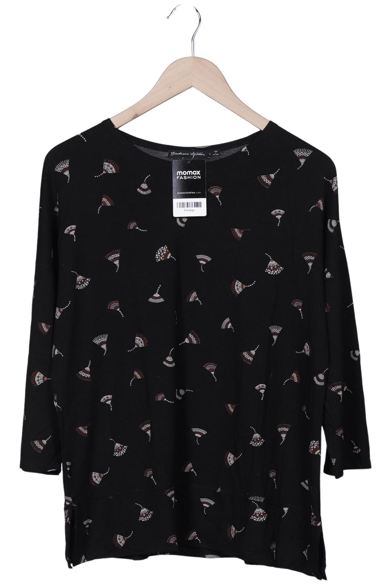 

Gudrun Sjödén Damen Langarmshirt, schwarz, Gr. 42