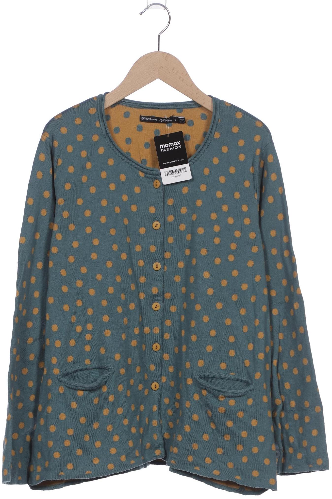 

Gudrun Sjödén Damen Strickjacke, türkis, Gr. 42
