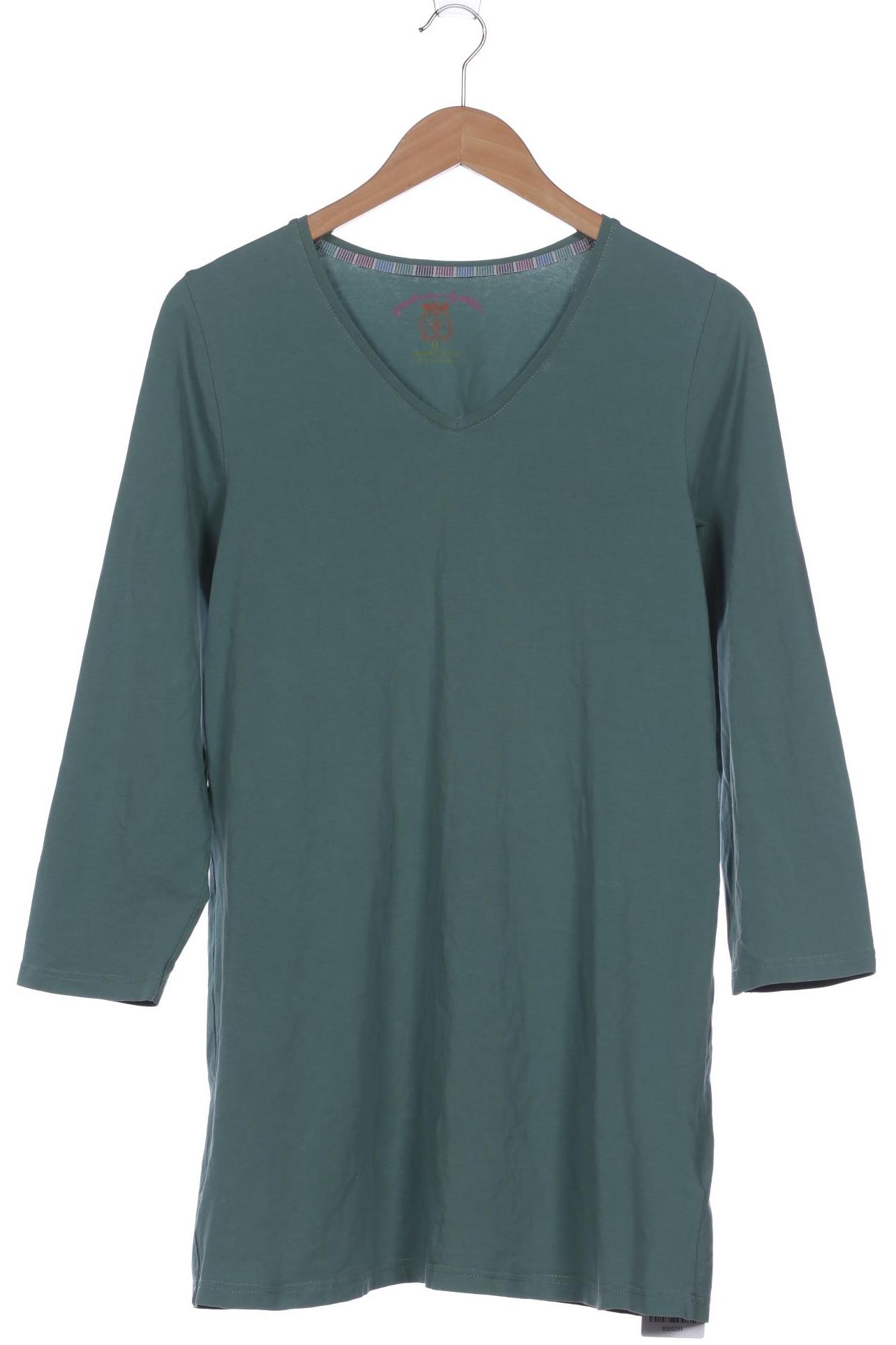 

Gudrun Sjödén Damen Langarmshirt, türkis, Gr. 38