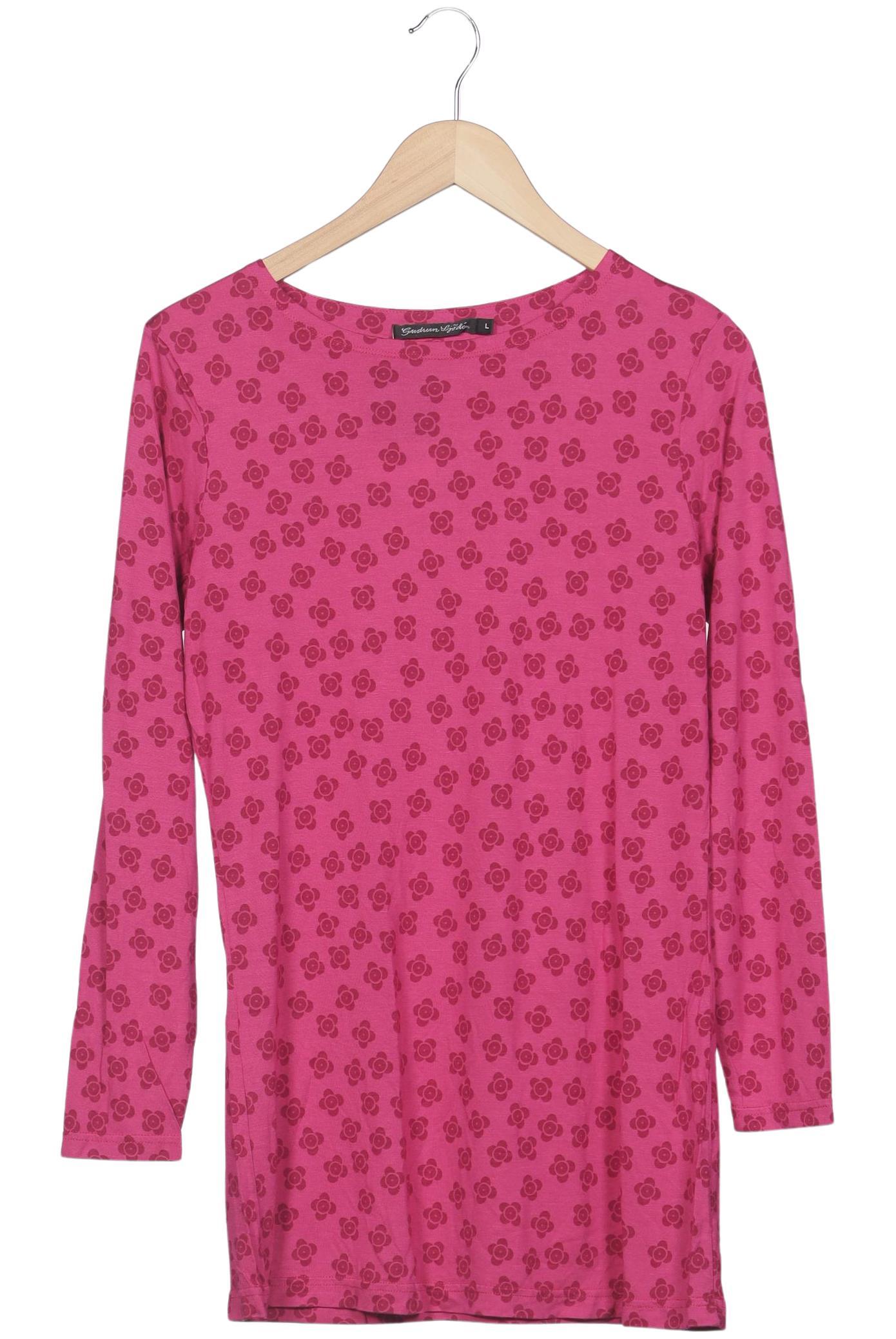 

Gudrun Sjödén Damen Langarmshirt, pink, Gr. 42