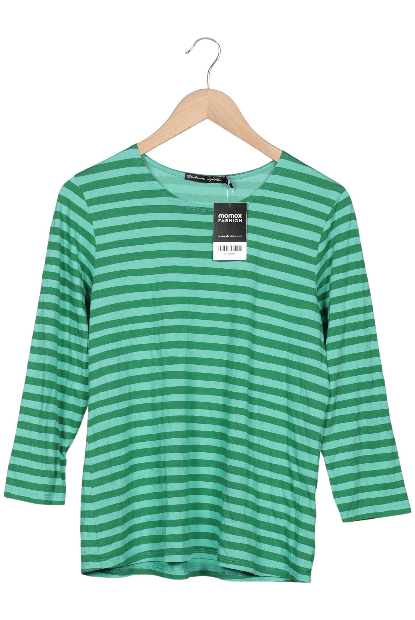 

Gudrun Sjödén Damen Langarmshirt, grün, Gr. 38