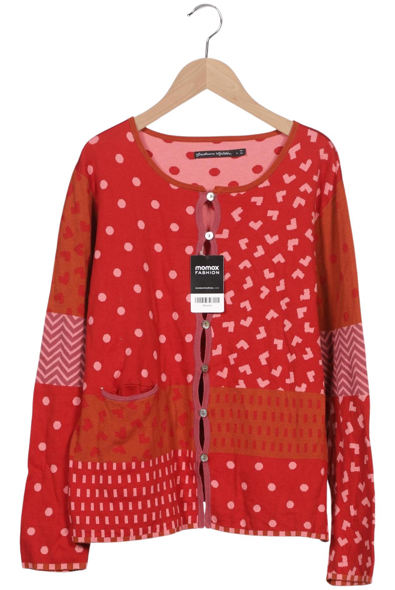 

Gudrun Sjödén Damen Strickjacke, rot, Gr. 42