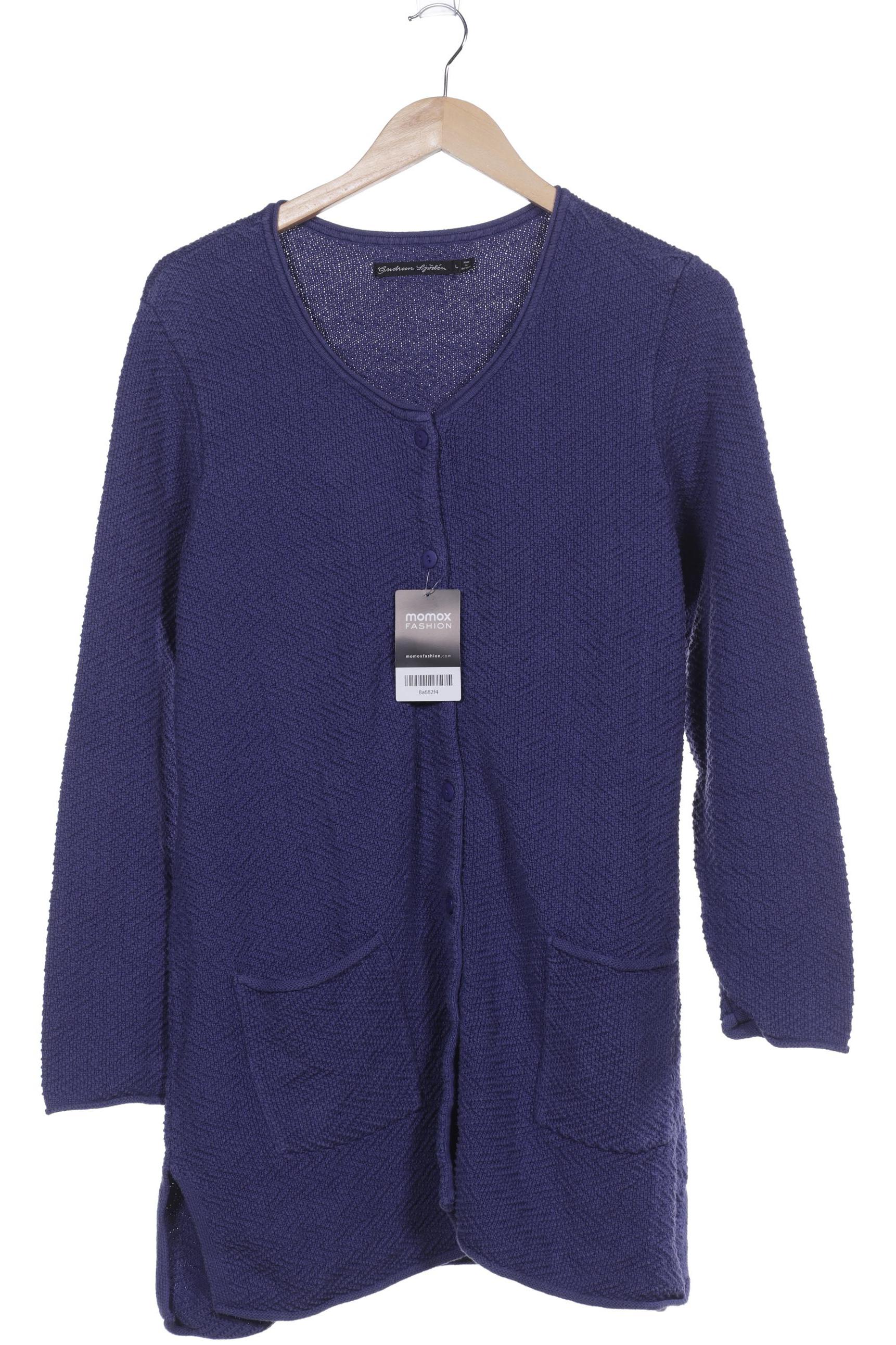

Gudrun Sjödén Damen Strickjacke, blau, Gr. 42