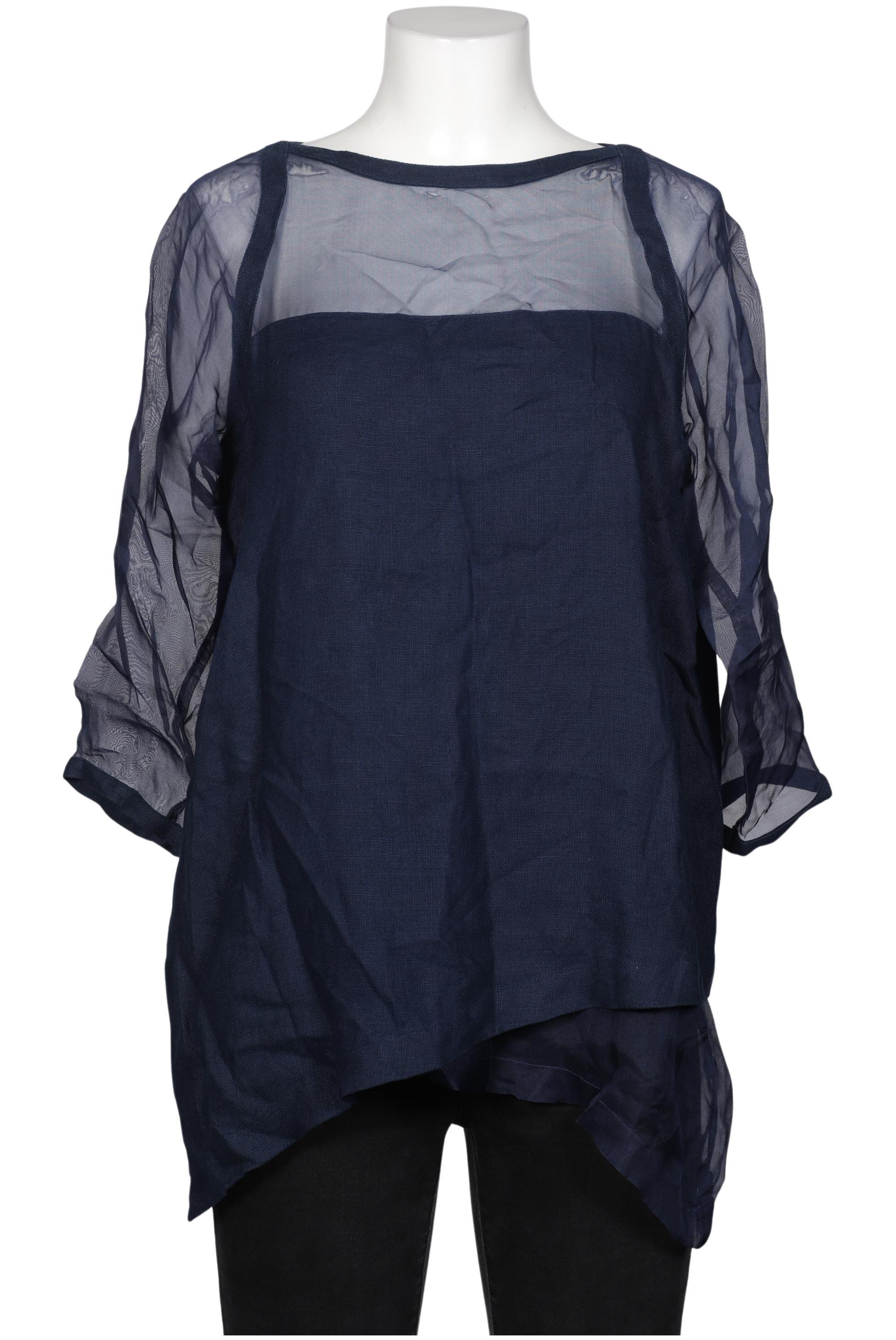 

Gudrun Sjödén Damen Bluse, marineblau, Gr. 38