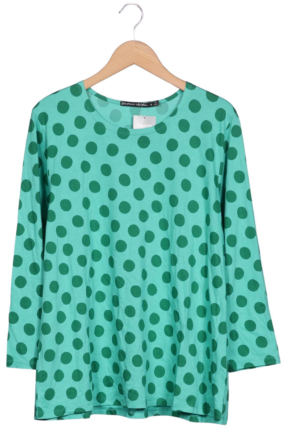 

Gudrun Sjödén Damen Langarmshirt, grün, Gr. 44