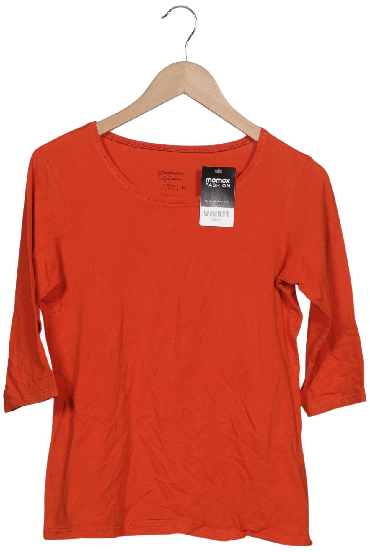 

Gudrun Sjödén Damen Langarmshirt, orange, Gr. 38