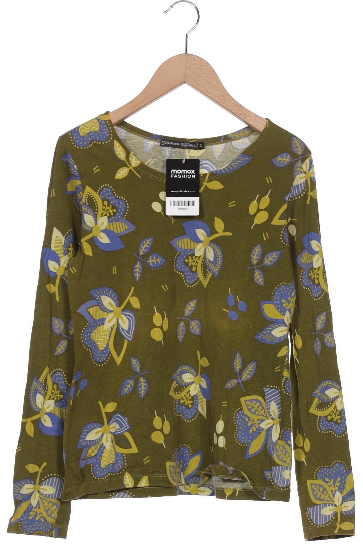 

Gudrun Sjödén Damen Langarmshirt, grün, Gr. 36