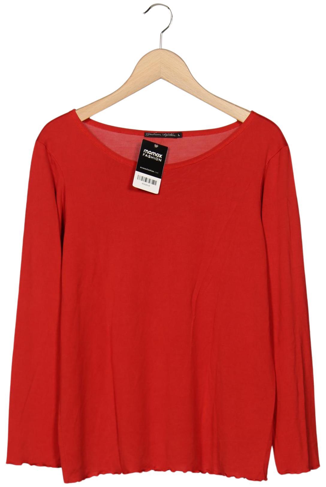

Gudrun Sjödén Damen Langarmshirt, rot, Gr. 42