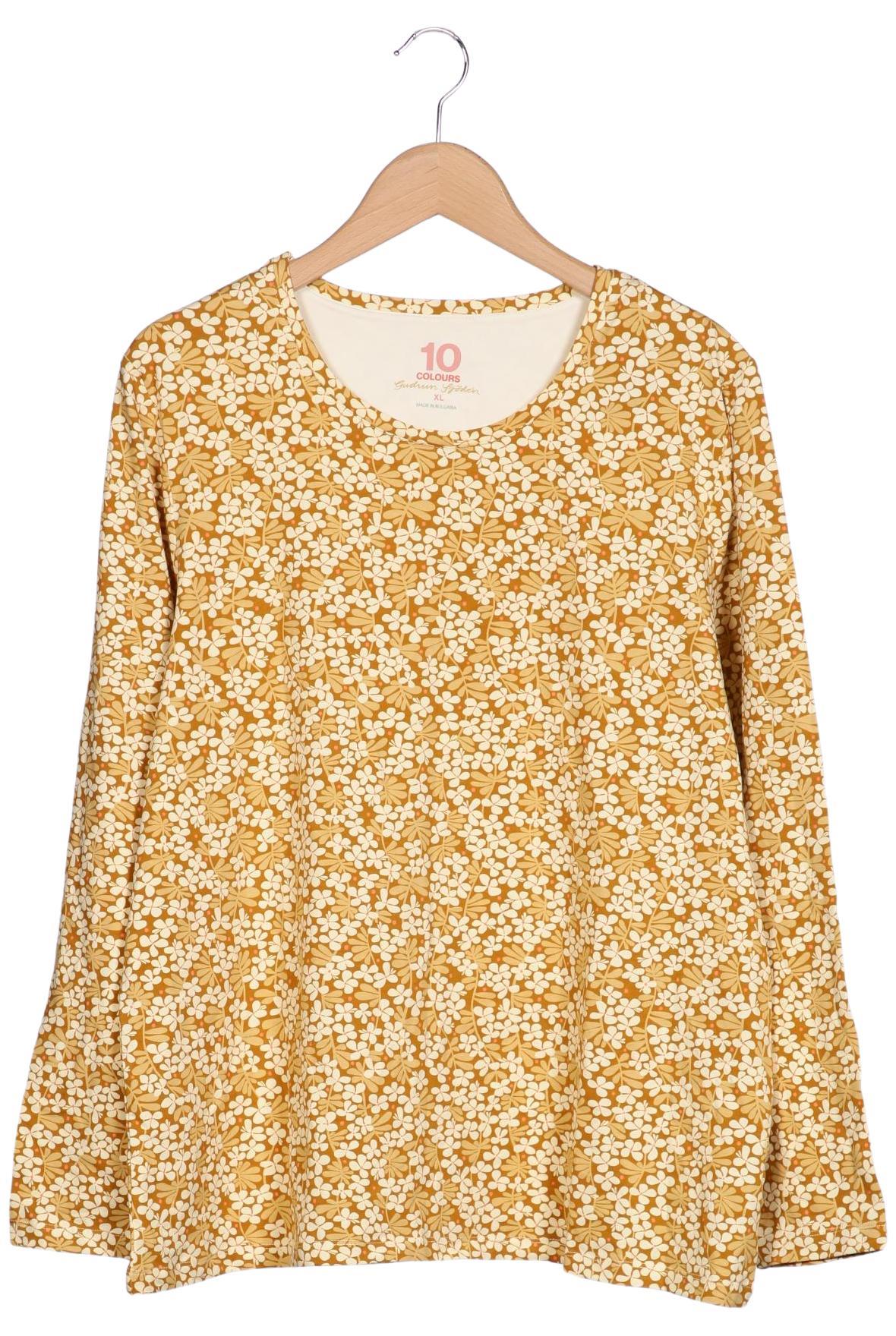 

Gudrun Sjödén Damen Langarmshirt, gelb, Gr. 44