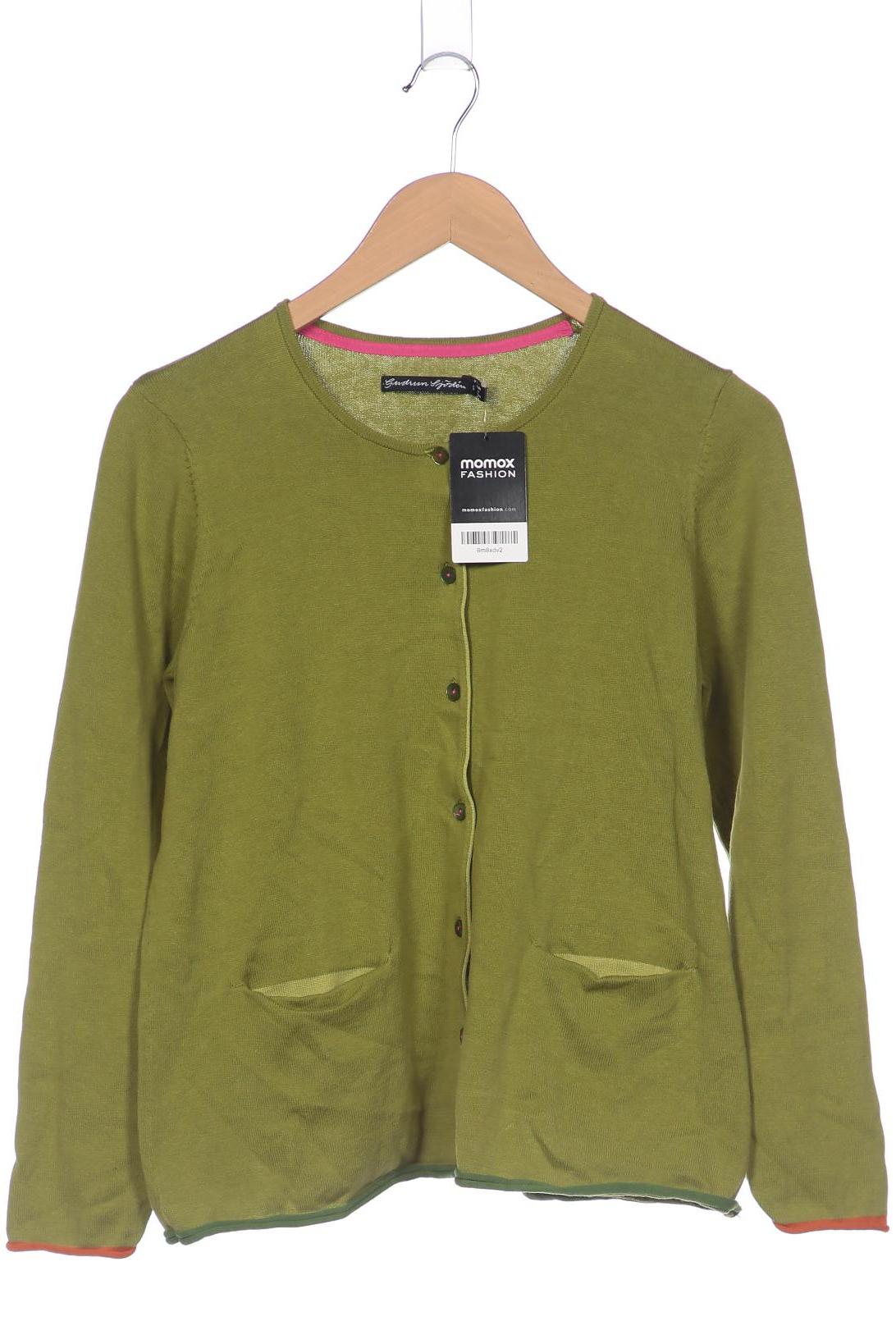 

Gudrun Sjödén Damen Strickjacke, grün, Gr. 36