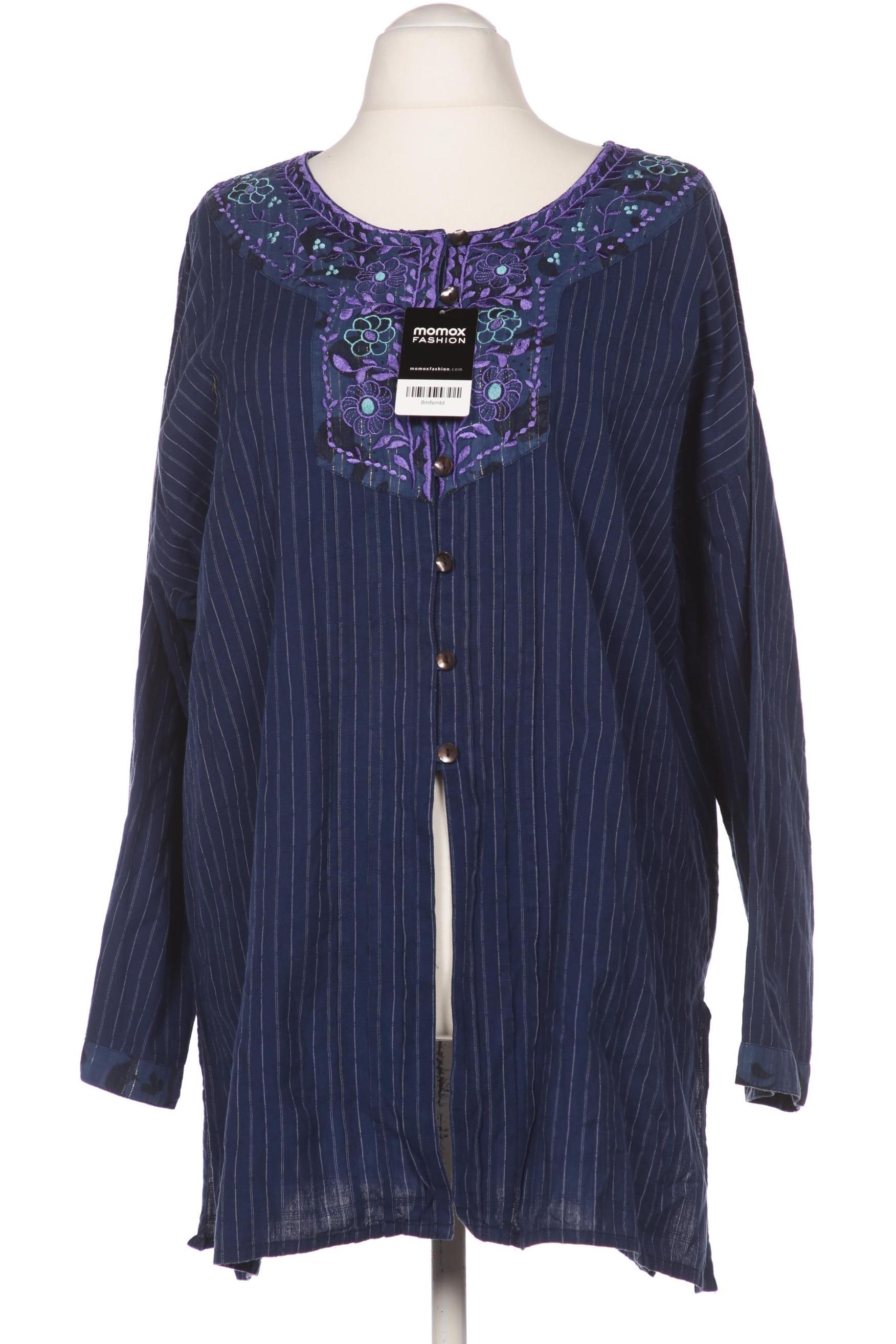 

Gudrun Sjödén Damen Bluse, blau, Gr. 46