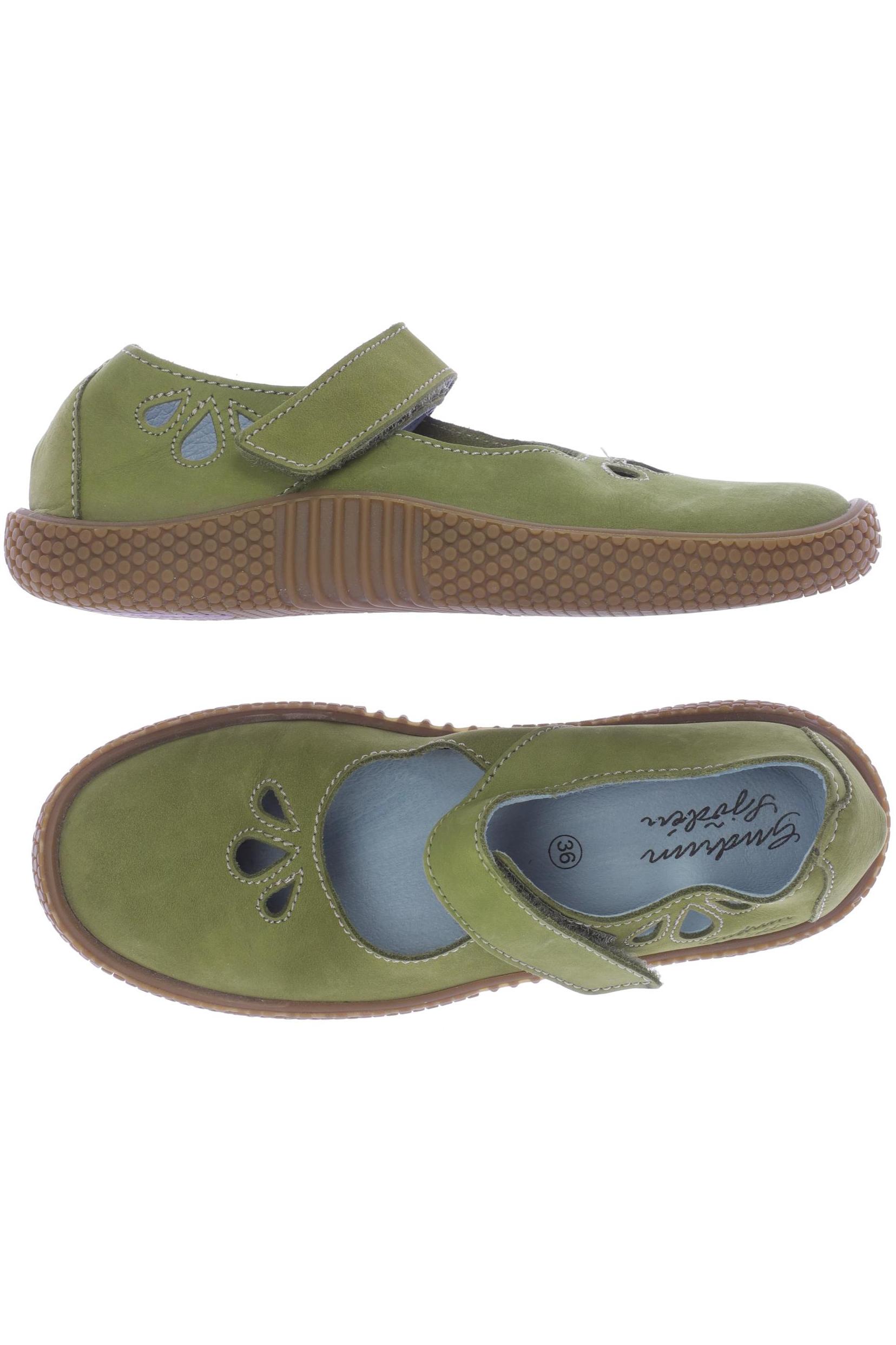 

Gudrun Sjödén Damen Halbschuh, grün, Gr. 36