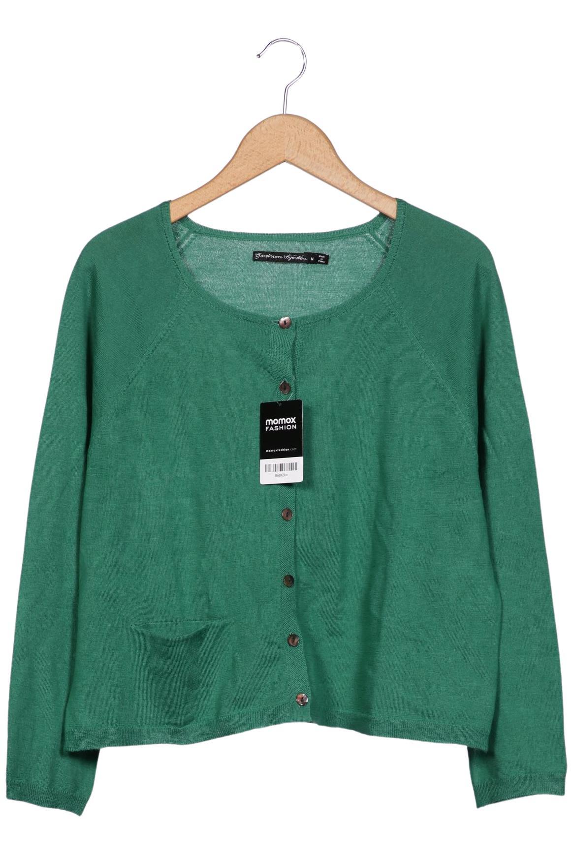 

Gudrun Sjödén Damen Strickjacke, grün, Gr. 38