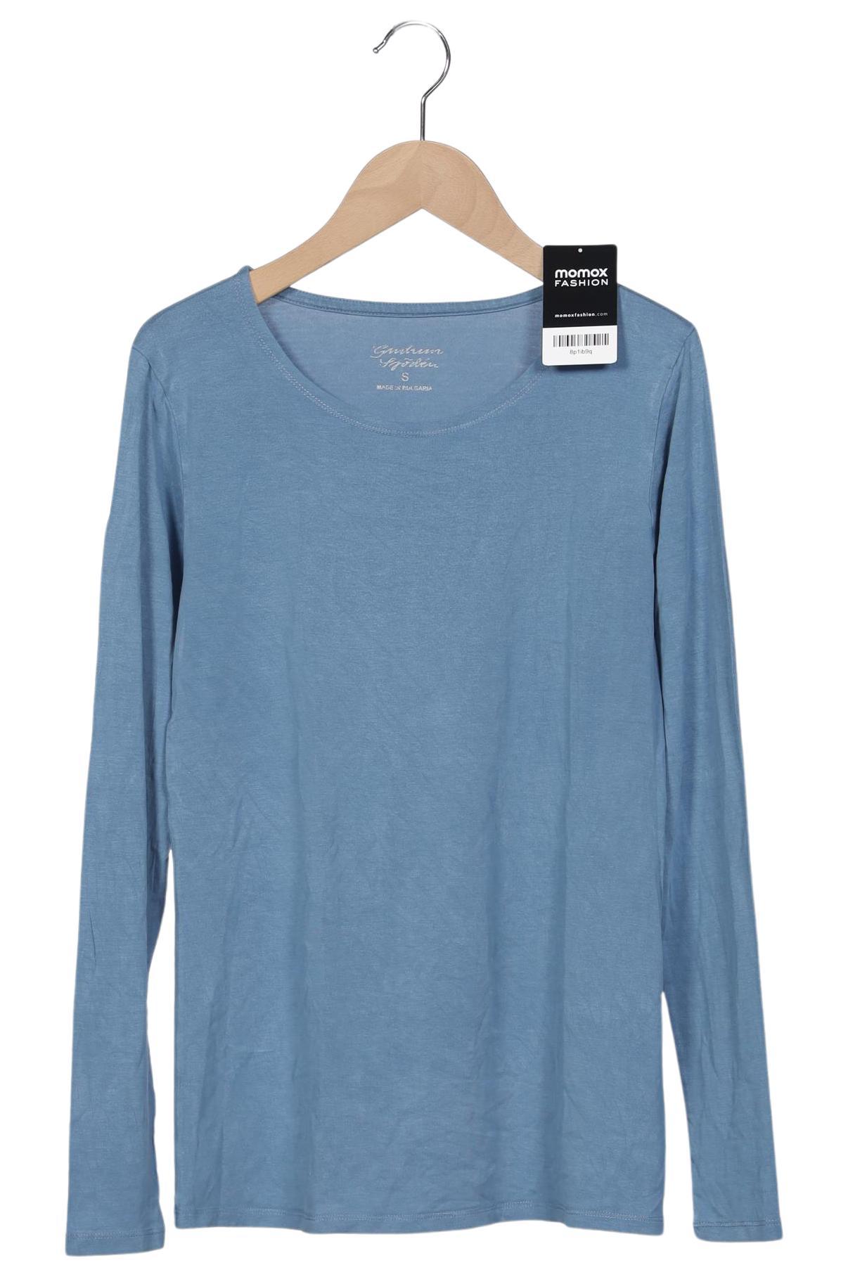 

Gudrun Sjödén Damen Langarmshirt, hellblau, Gr. 36