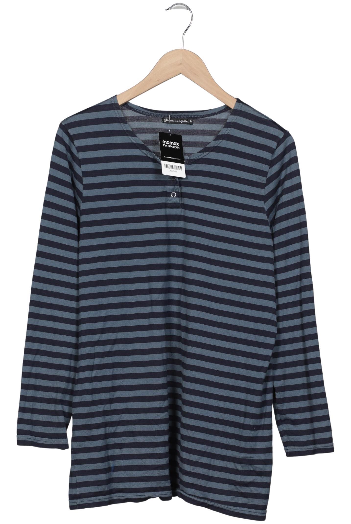 

Gudrun Sjödén Damen Langarmshirt, marineblau, Gr. 42