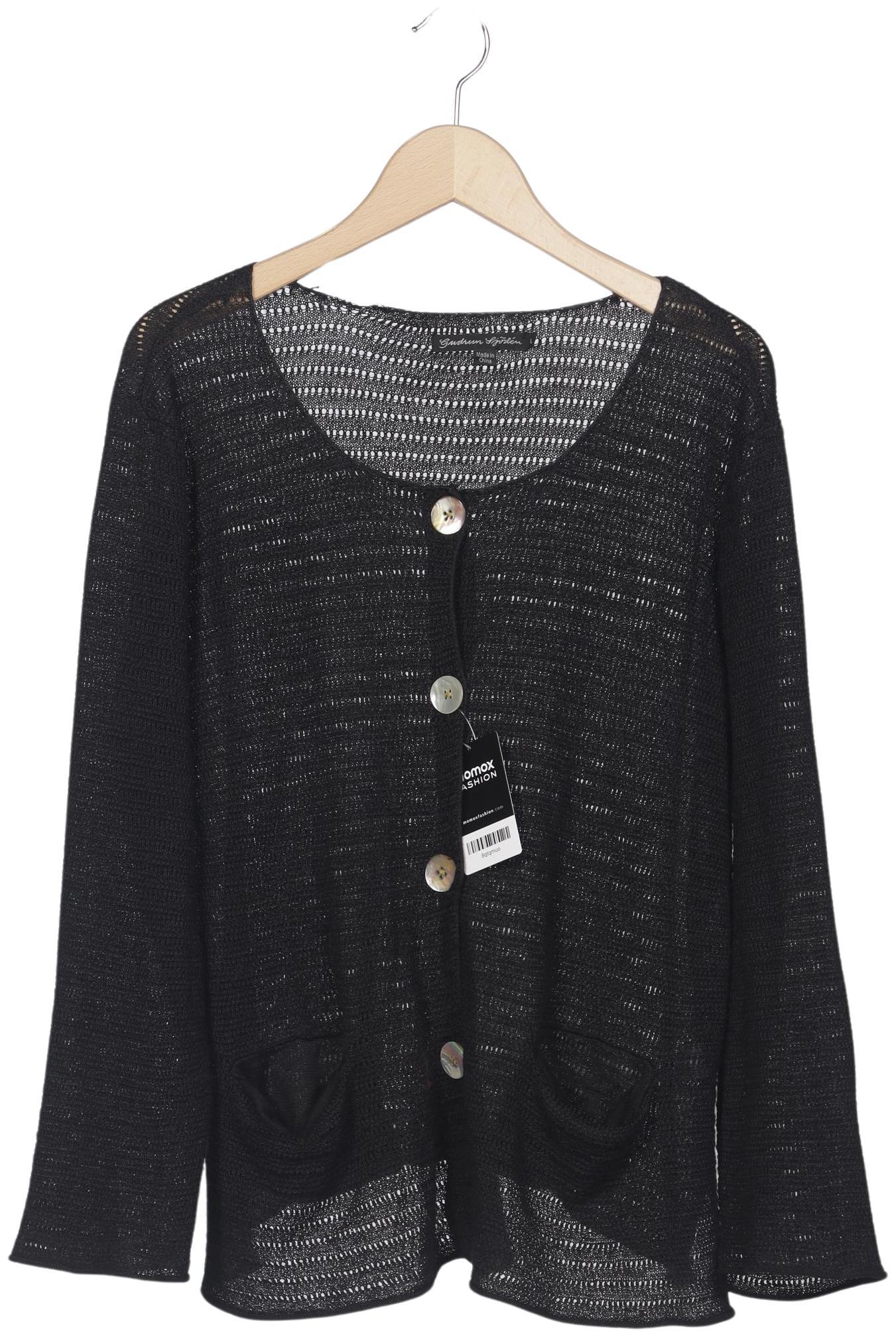 

Gudrun Sjödén Damen Strickjacke, schwarz, Gr. 42