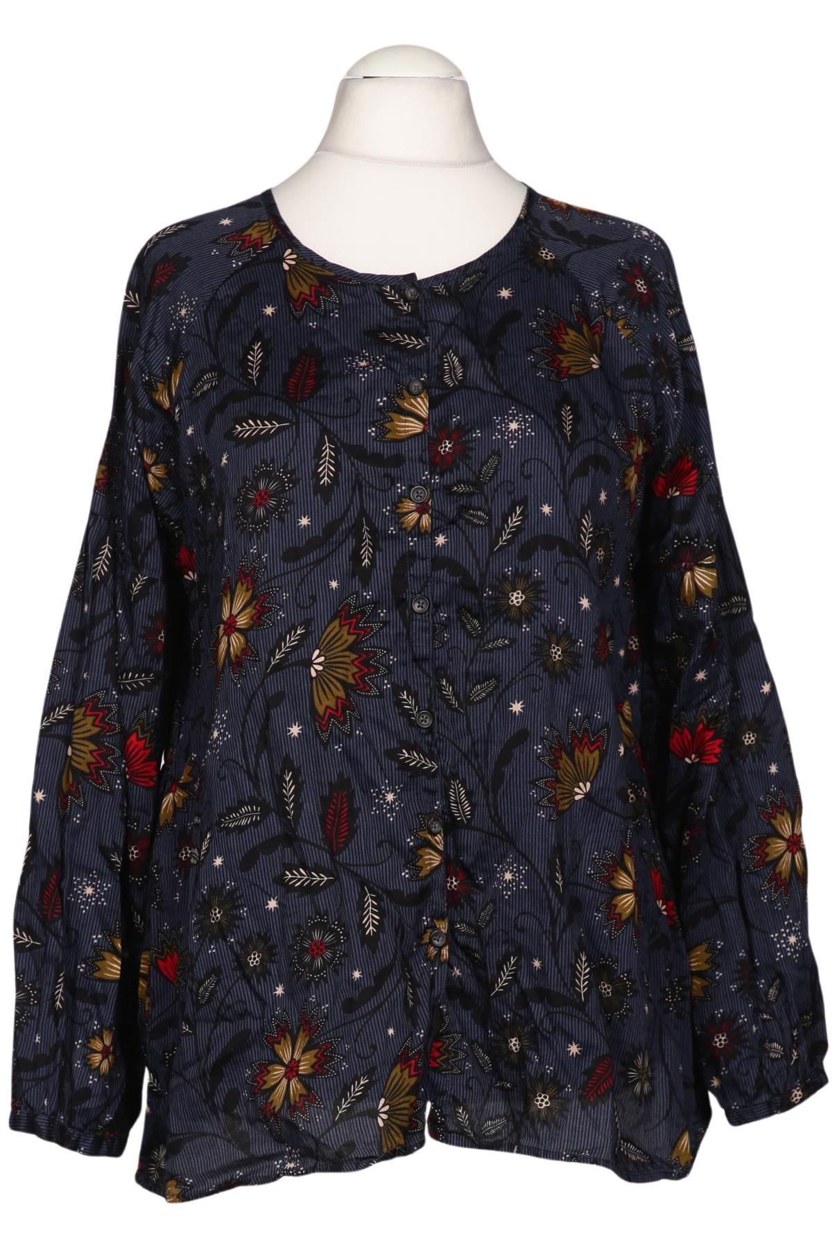 

Gudrun Sjödén Damen Bluse, marineblau, Gr. 42