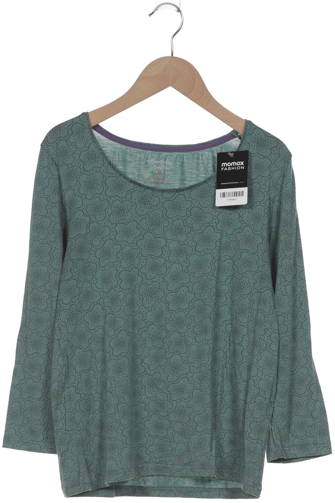 

Gudrun Sjödén Damen Langarmshirt, türkis, Gr. 38