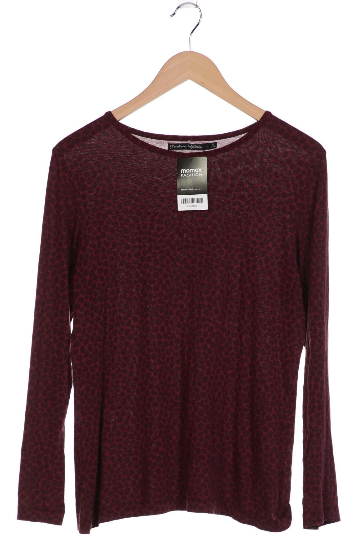 

Gudrun Sjödén Damen Langarmshirt, bordeaux, Gr. 42