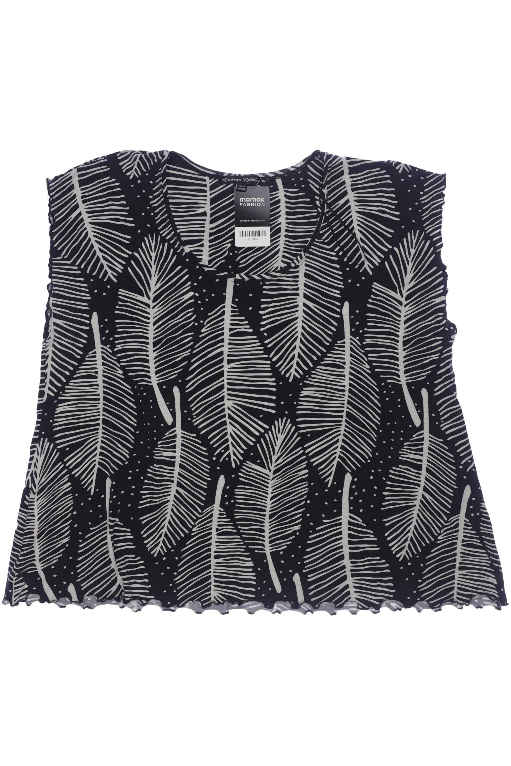 

Gudrun Sjödén Damen Top, schwarz, Gr. 46