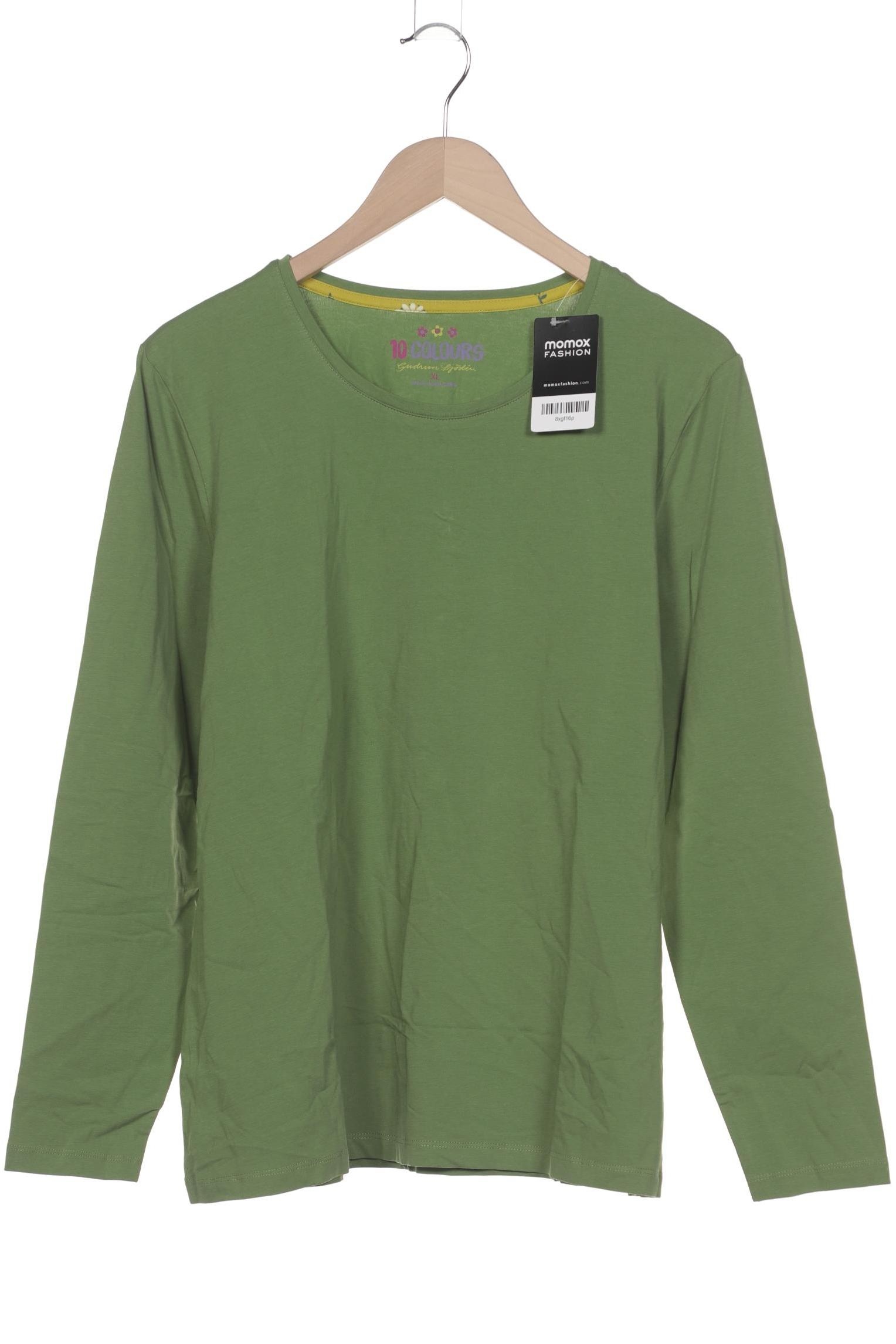 

Gudrun Sjödén Damen Langarmshirt, grün, Gr. 44