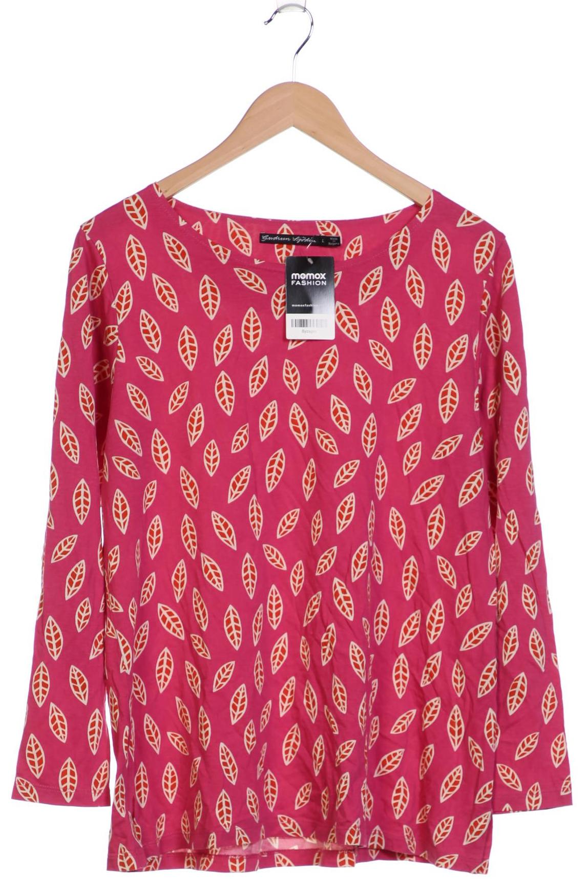 

Gudrun Sjödén Damen Langarmshirt, pink, Gr. 42