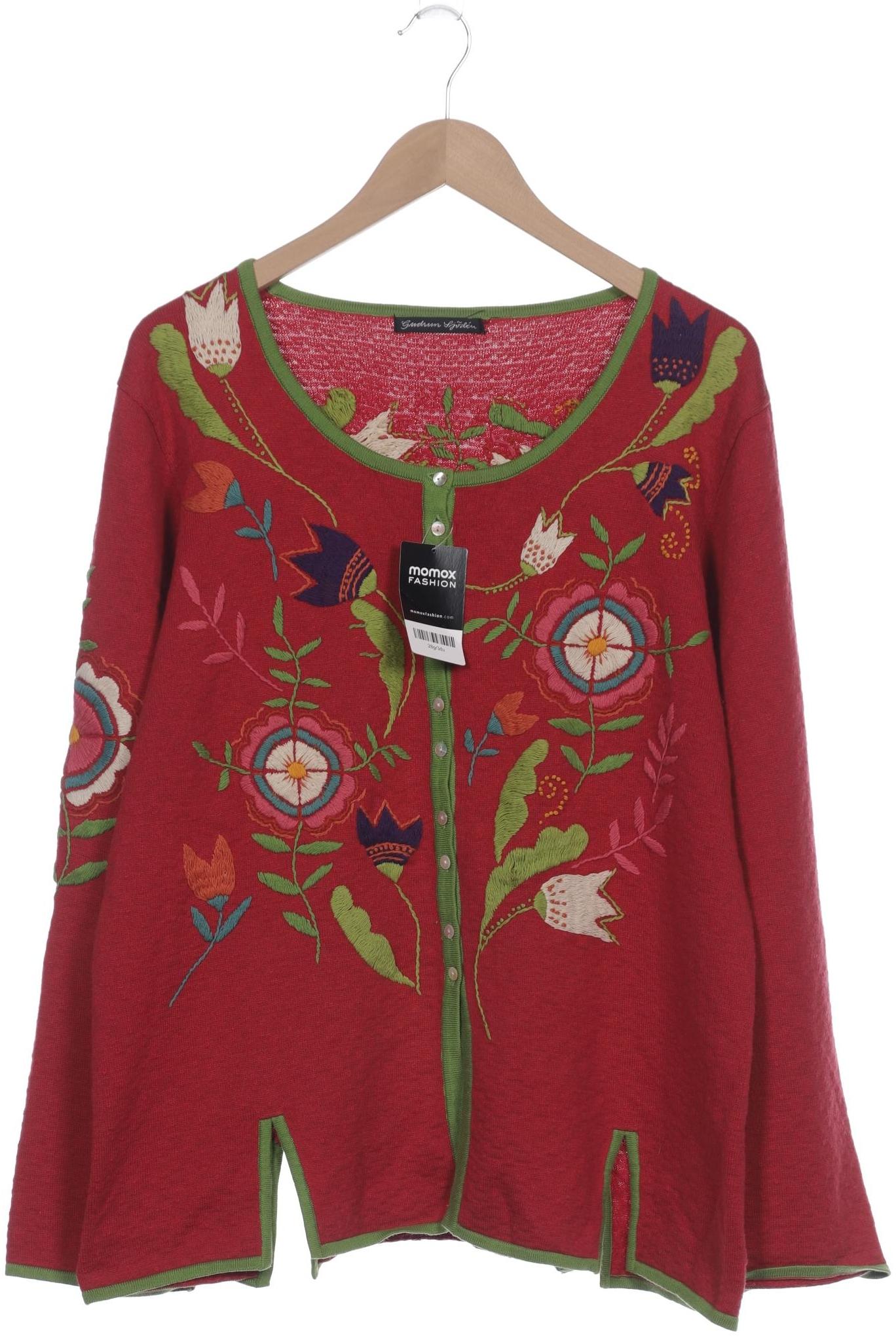 

Gudrun Sjödén Damen Strickjacke, rot, Gr. 44