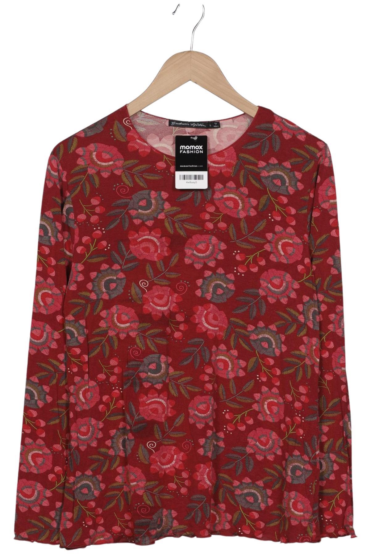 

Gudrun Sjödén Damen Langarmshirt, rot, Gr. 42