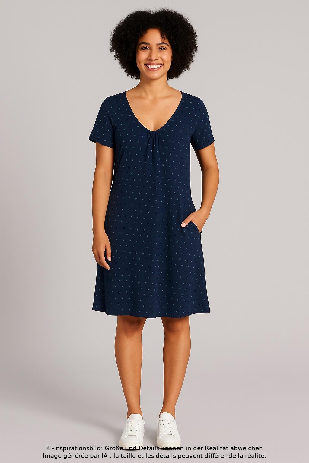 

Gudrun Sjödén Damen Kleid, marineblau, Gr. 36