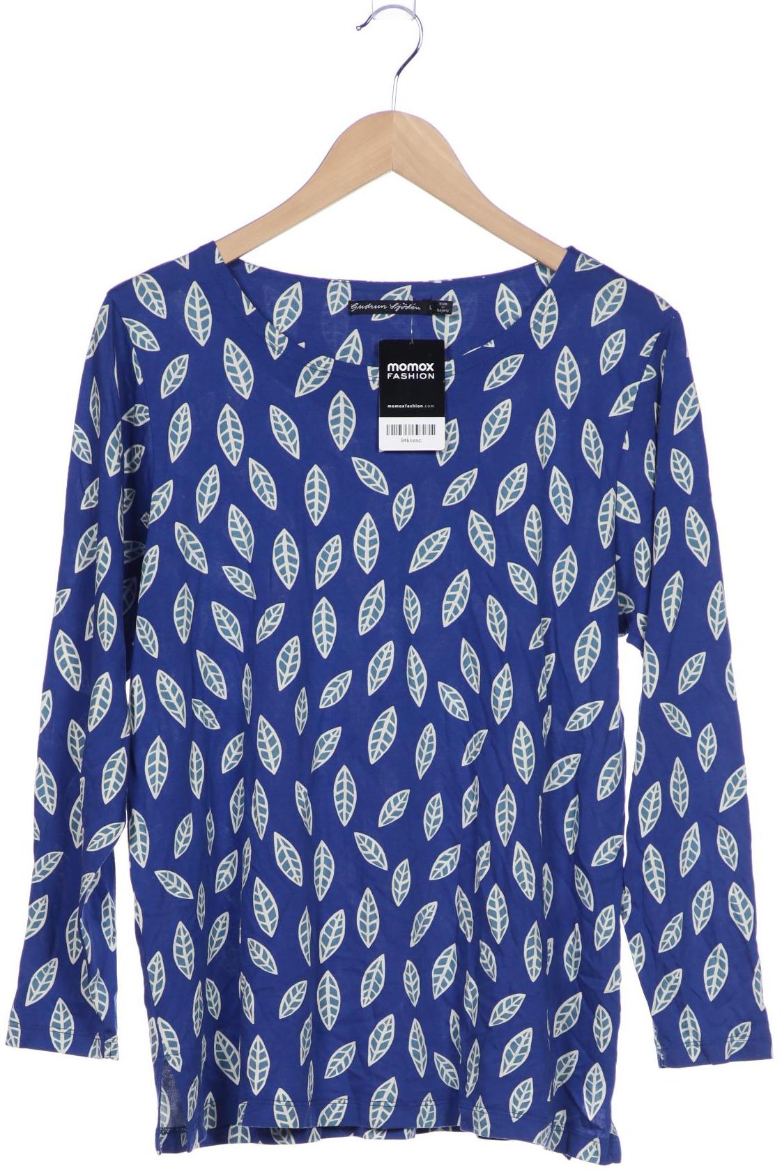 

Gudrun Sjödén Damen Langarmshirt, blau, Gr. 42