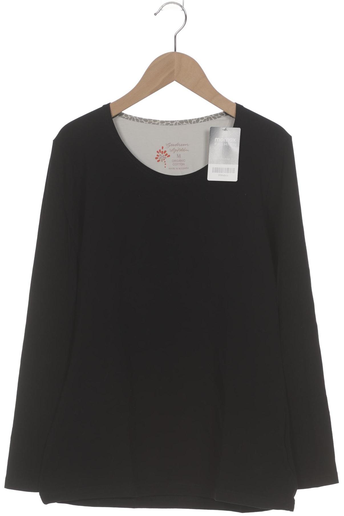 

Gudrun Sjödén Damen Langarmshirt, schwarz, Gr. 38