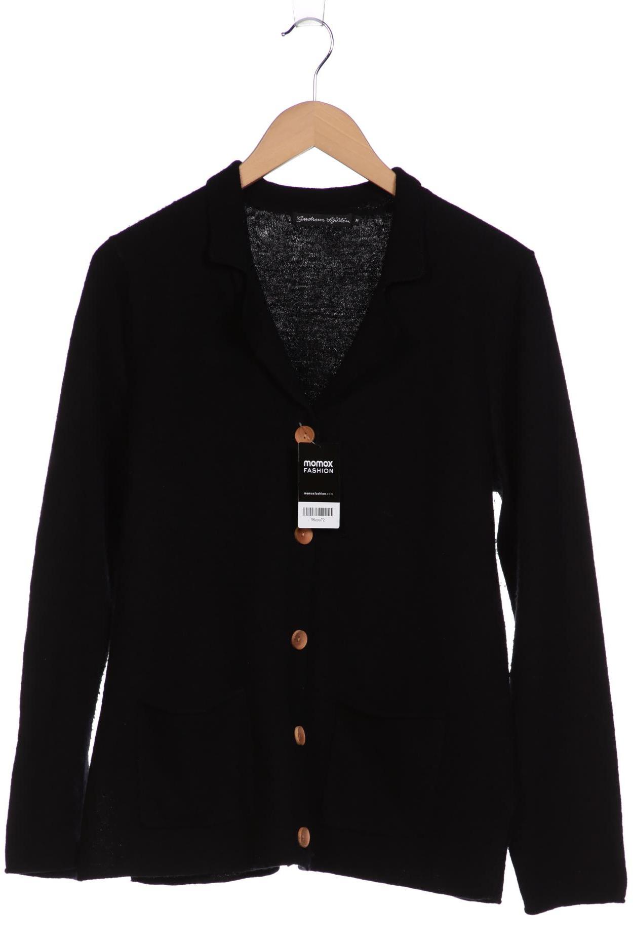 

Gudrun Sjödén Damen Strickjacke, schwarz, Gr. 38