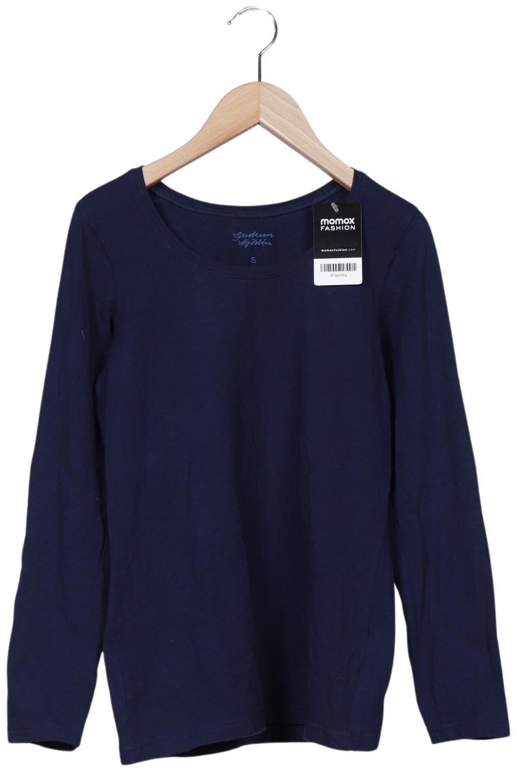 

Gudrun Sjödén Damen Langarmshirt, marineblau, Gr. 36