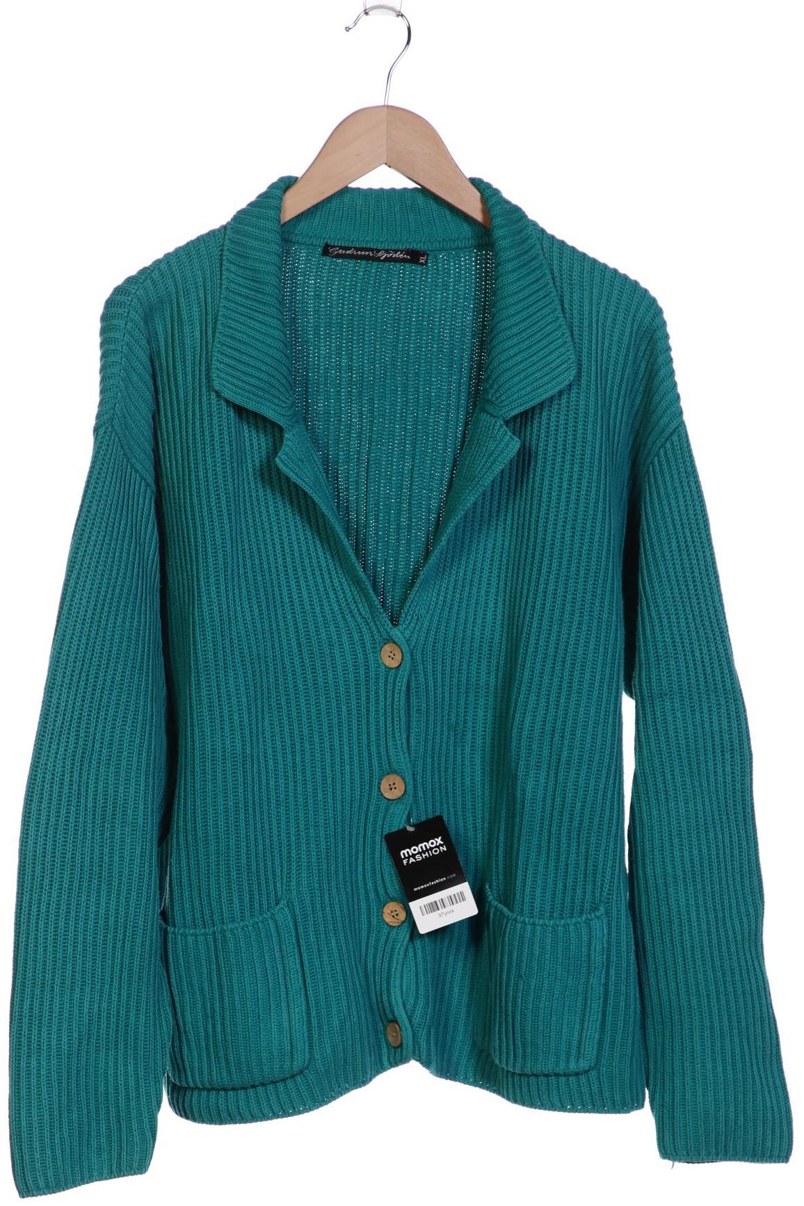 

Gudrun Sjödén Damen Strickjacke, türkis, Gr. 44