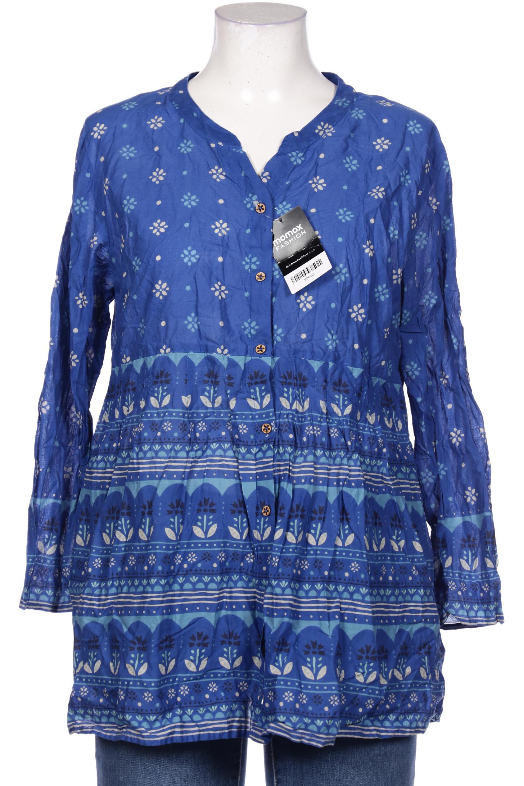 

Gudrun Sjödén Damen Bluse, blau, Gr. 42