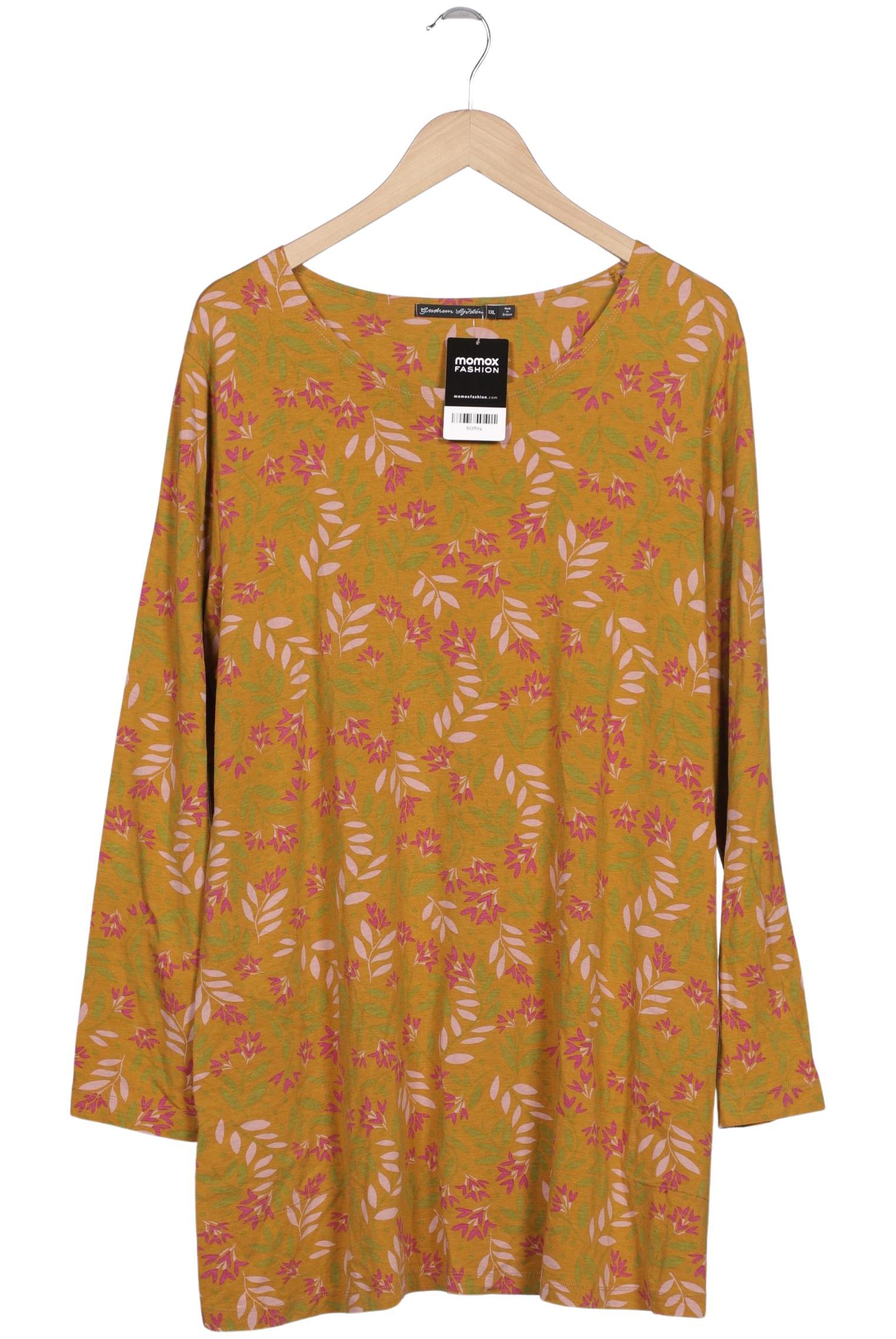 

Gudrun Sjödén Damen Langarmshirt, orange, Gr. 46