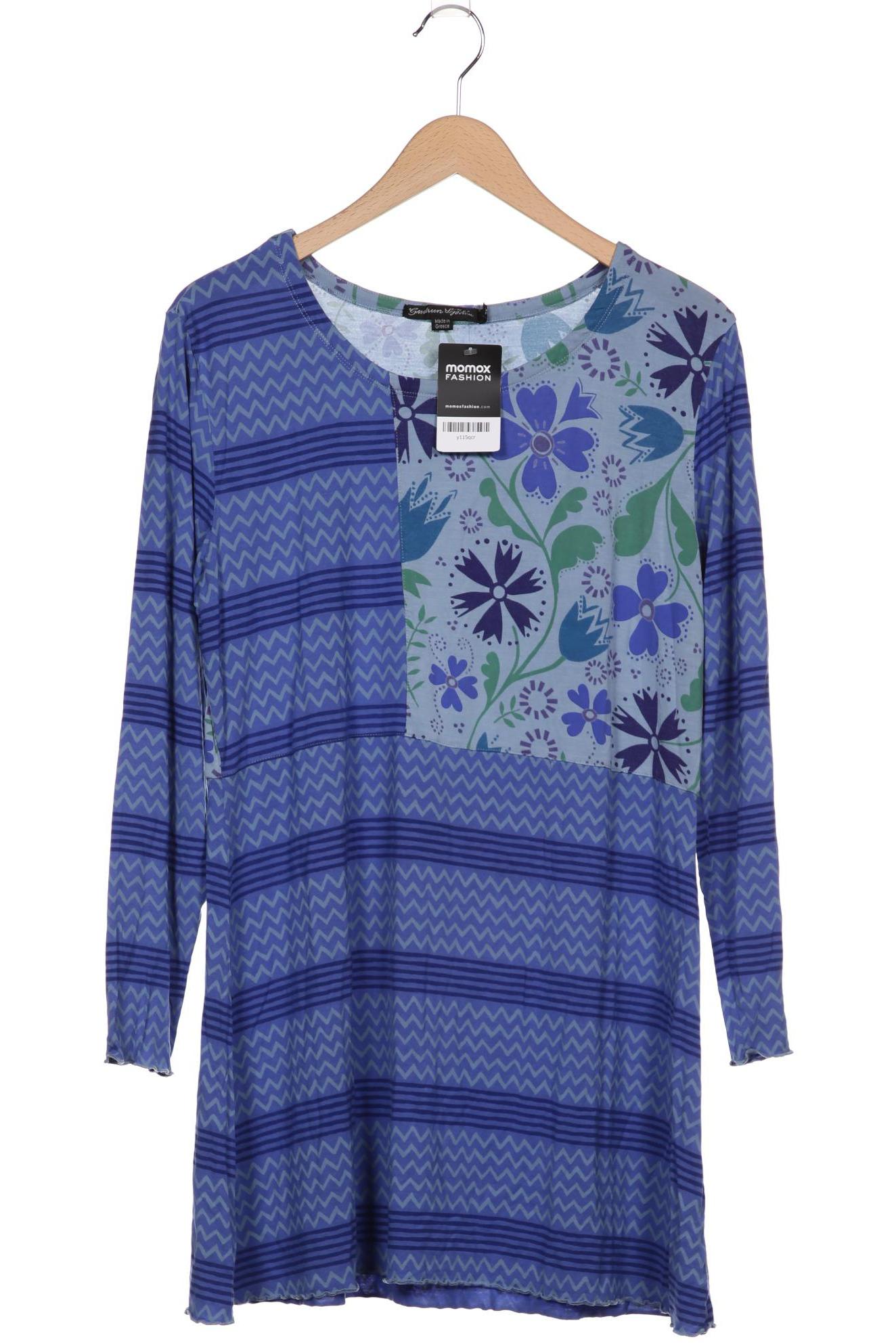 

Gudrun Sjödén Damen Langarmshirt, blau, Gr. 44