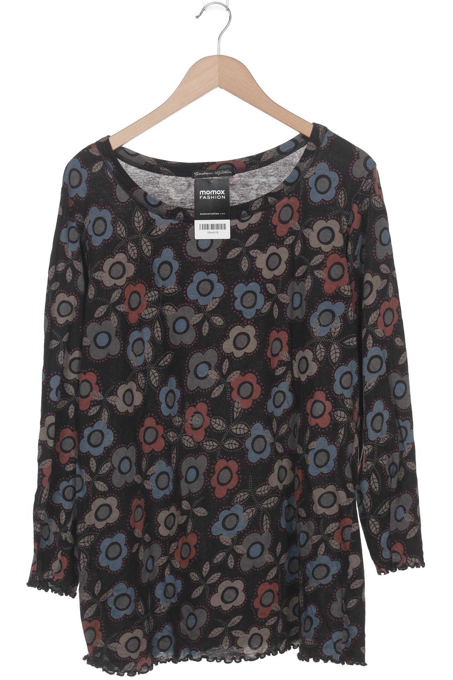 

Gudrun Sjödén Damen Langarmshirt, schwarz, Gr. 46