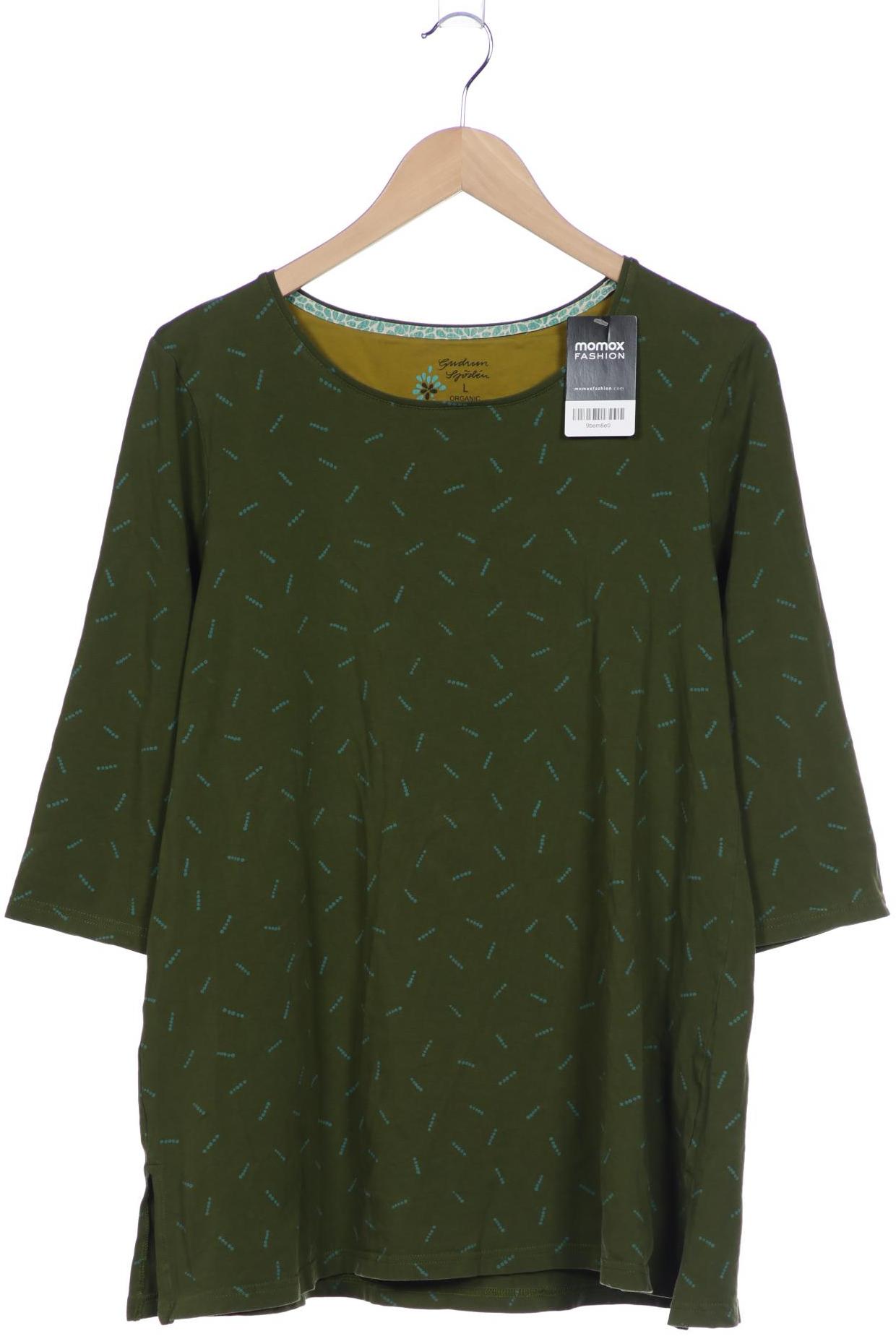 

Gudrun Sjödén Damen Langarmshirt, grün, Gr. 42