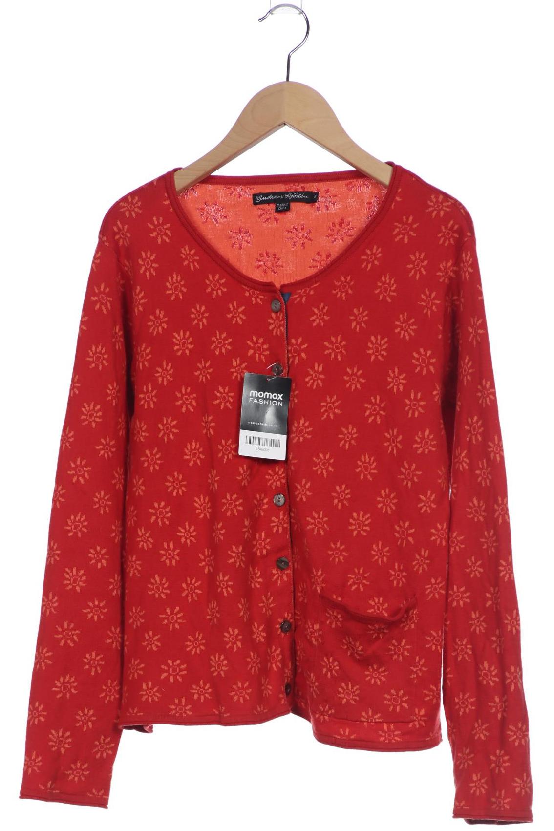 

Gudrun Sjödén Damen Strickjacke, rot, Gr. 38