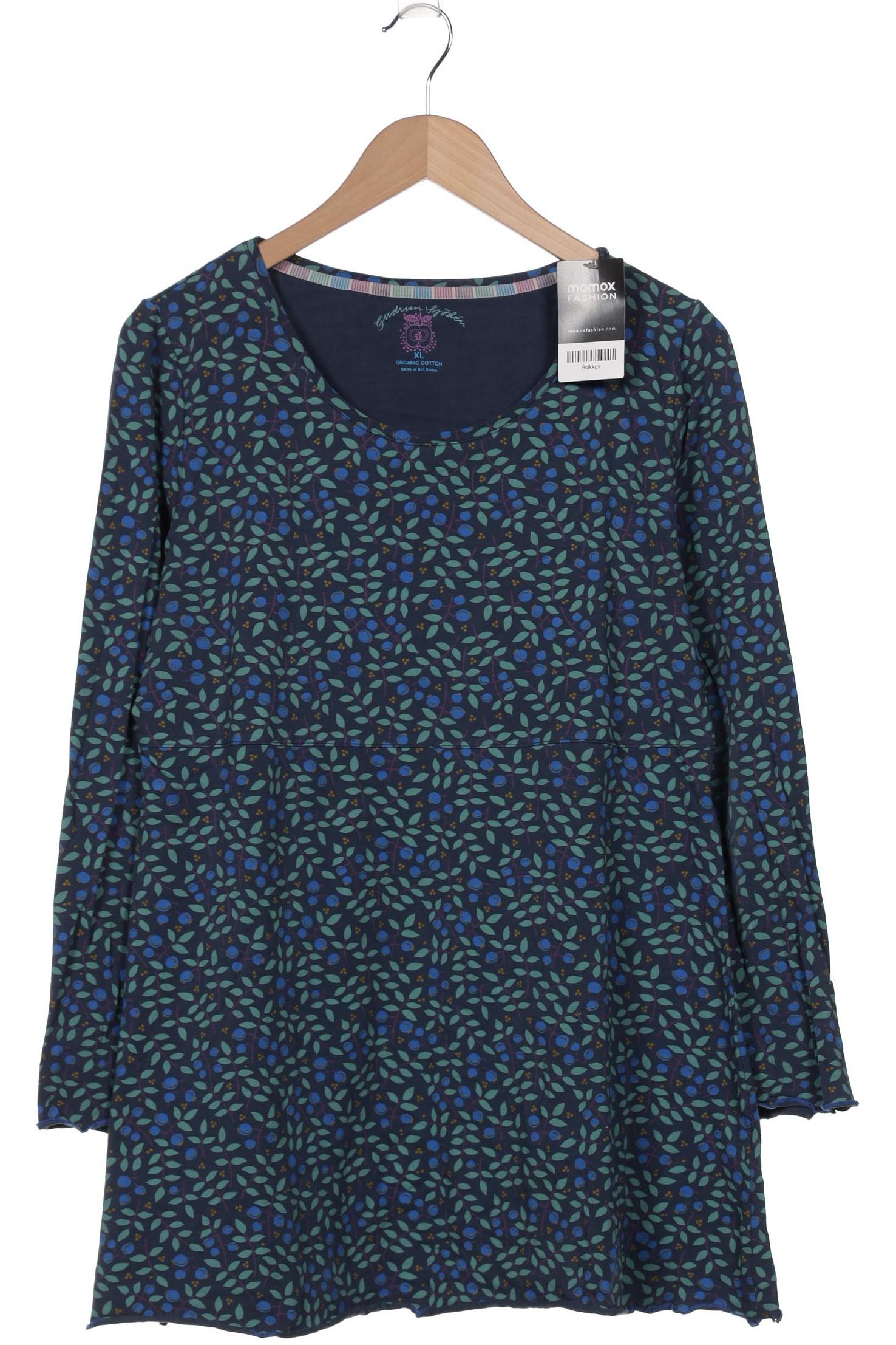 

Gudrun Sjödén Damen Langarmshirt, marineblau, Gr. 44