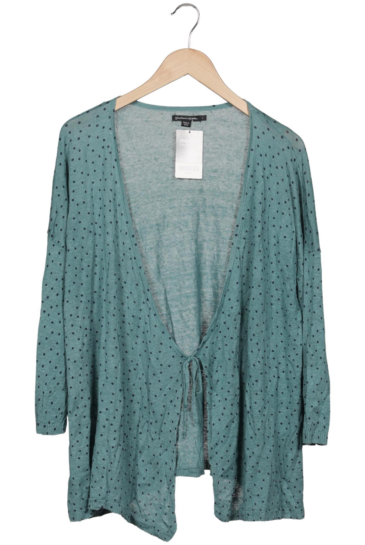 

Gudrun Sjödén Damen Strickjacke, türkis, Gr. 42
